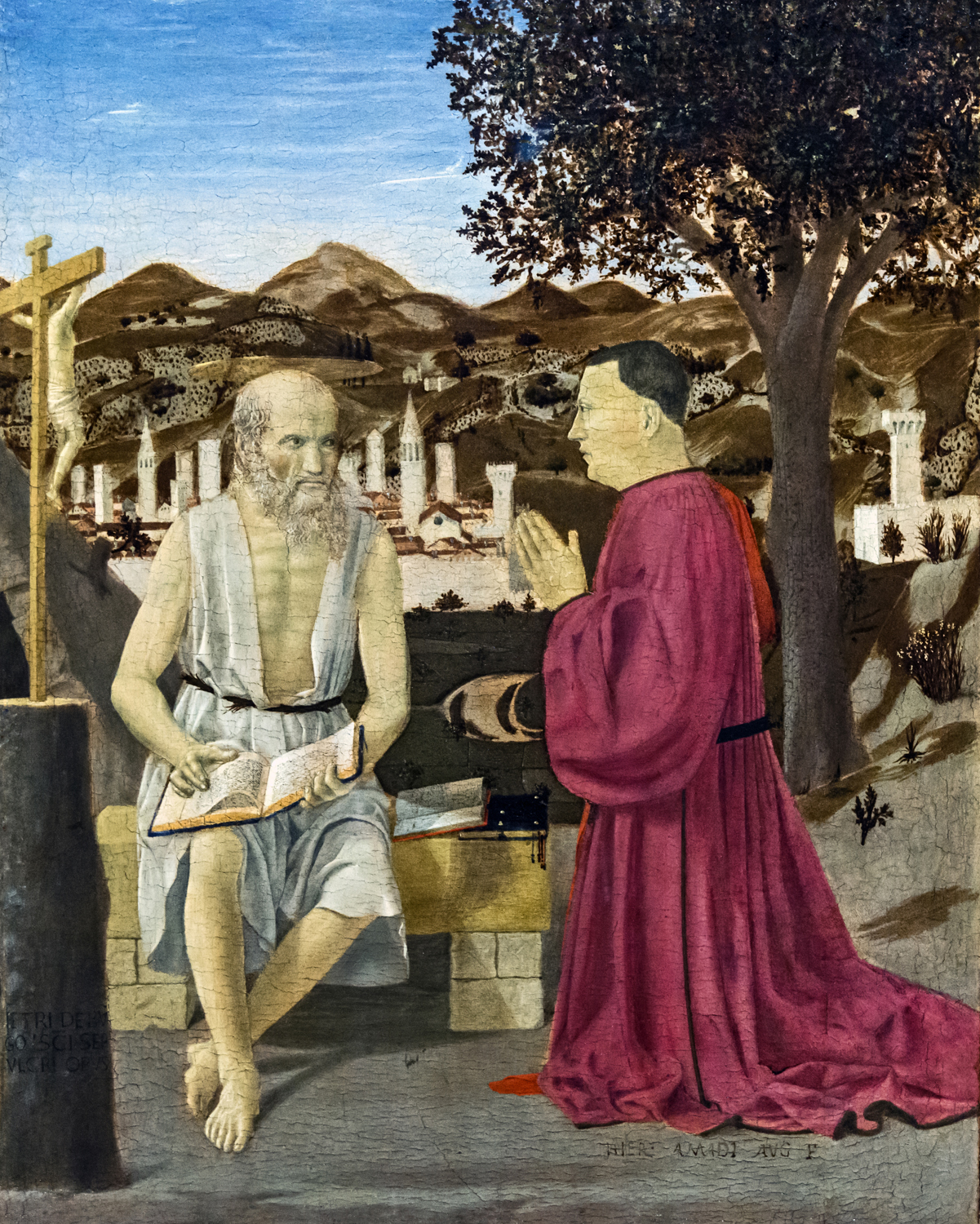 Saint Jerome and a Donor, 1440-1450