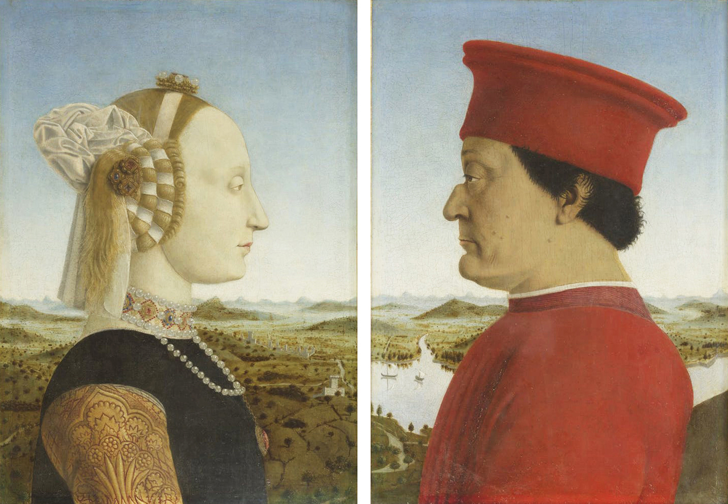 The  Duke and Duchess of Urbino, c. 1475