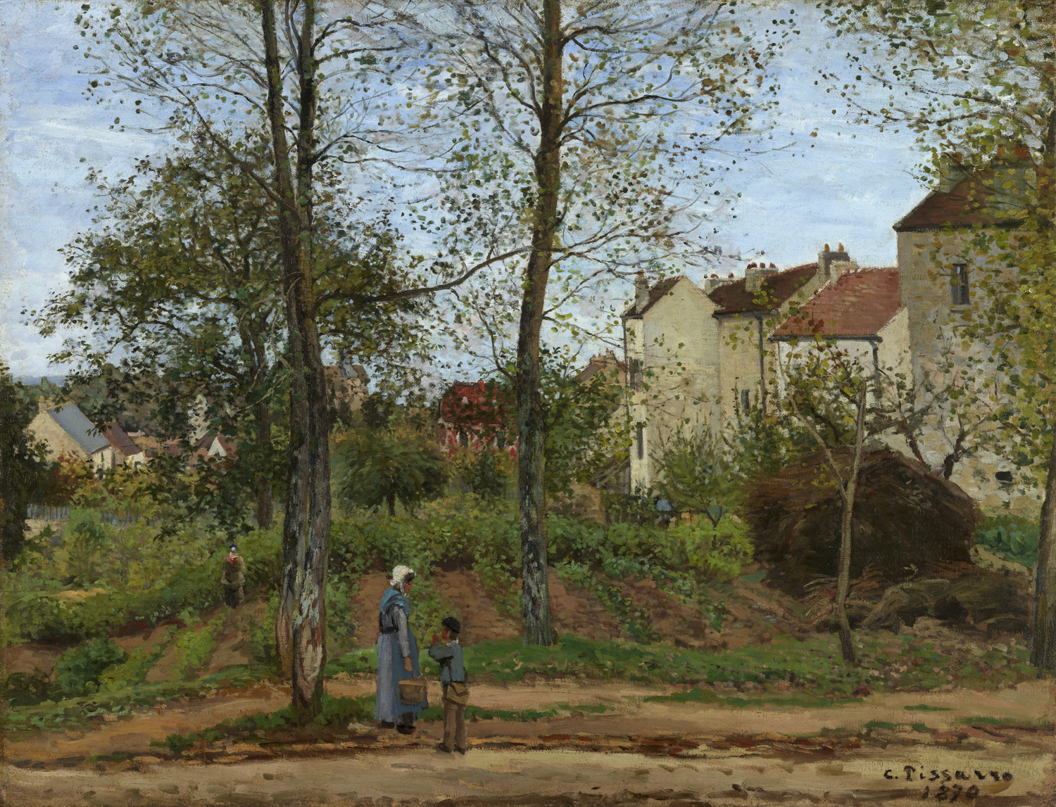 Houses at Bougival, Autumn, 1870