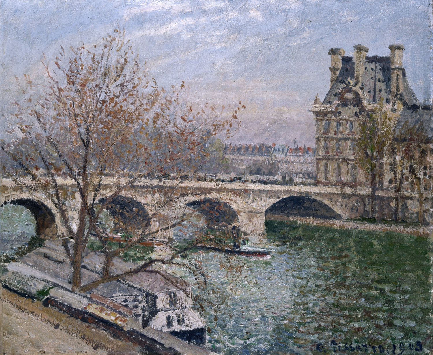 The Pont Royal and the Pavillon de Flore, 1903