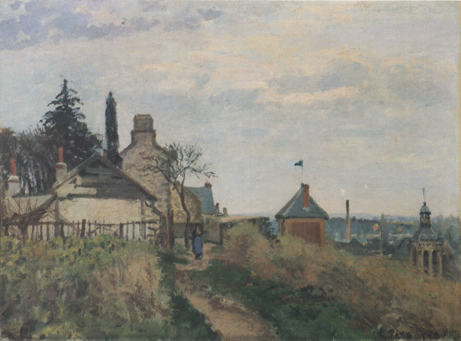 Ruelle des Poulies (Pulley Lane), Pontoise, 1872