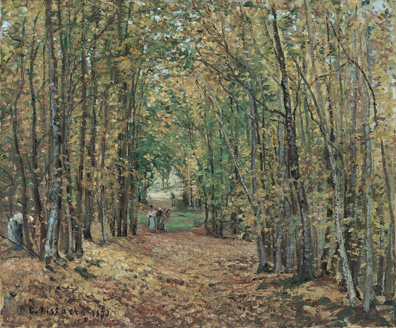 Path in Marly Park, 1871