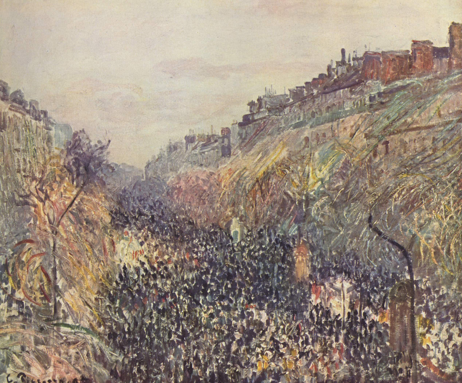 Boulevard Montmartre, Mardi Gras, Sunset 1897