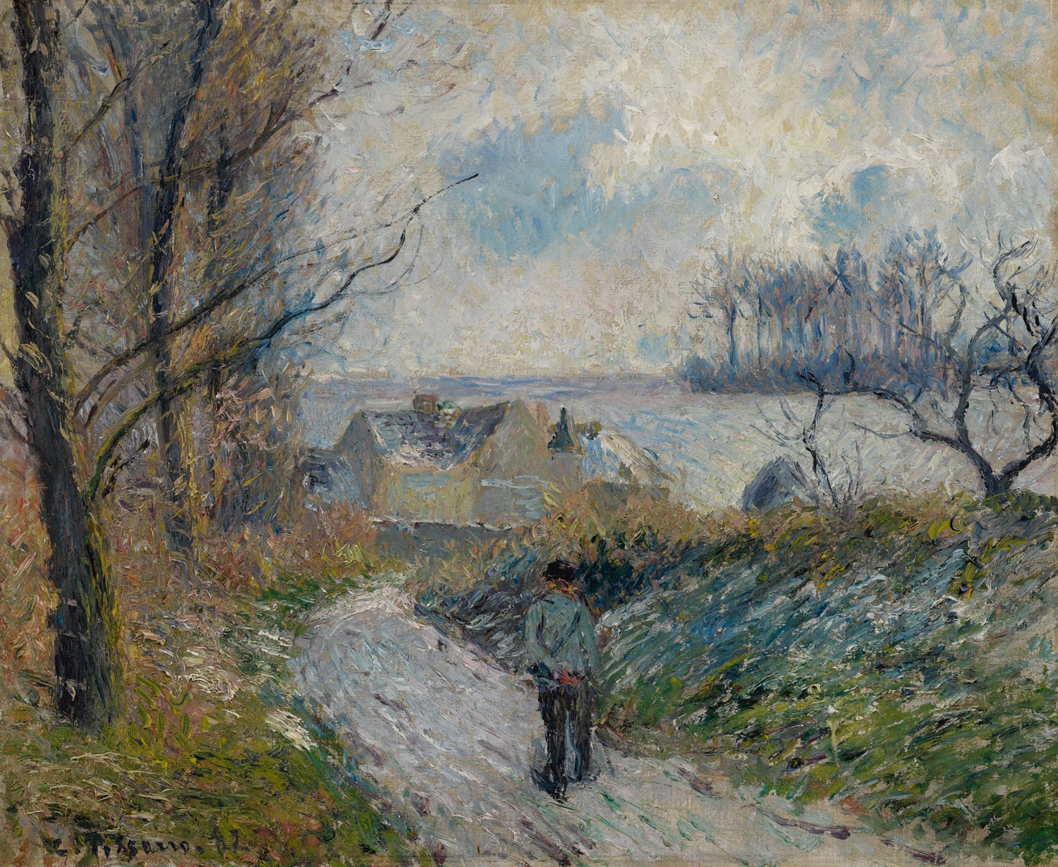 Snow Effect in Osny, Christmas Farm, 1882