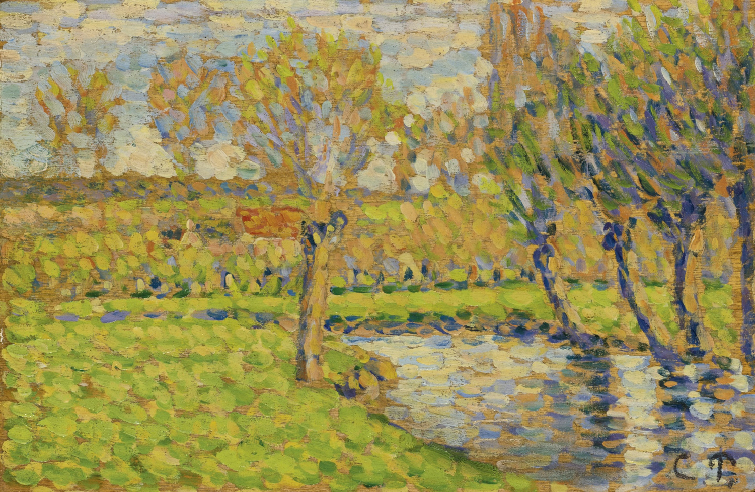 Bank of the Epte River at Eragny (Bords de l'Epte a Eragny), 1886