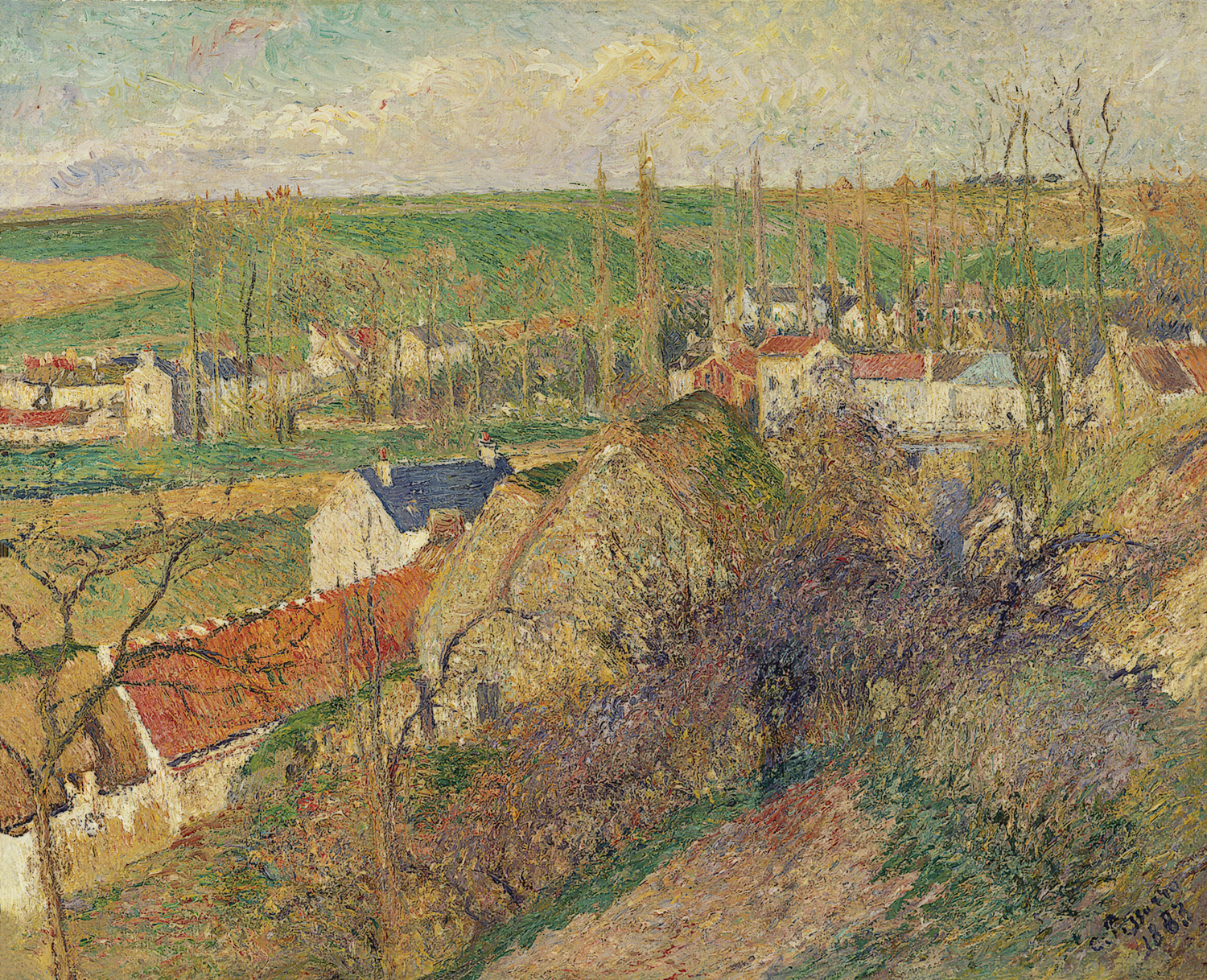 View of Osney (Vue sur le Village d'Osny), 1883