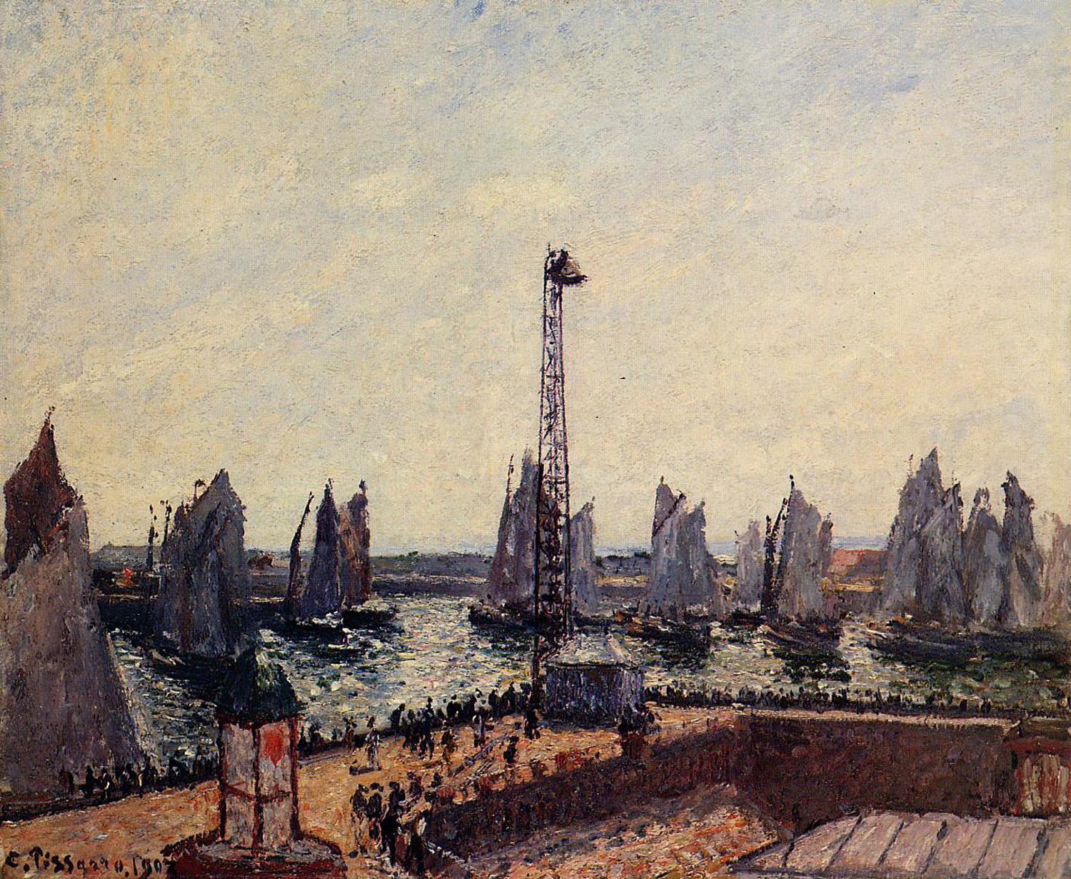 The East Breakwater, Return of The Regatta, Le Havre, 1903