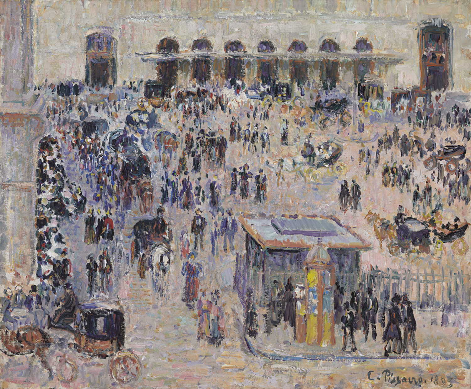 La Place du Havre et la Gare Saint-Lazare, 1893