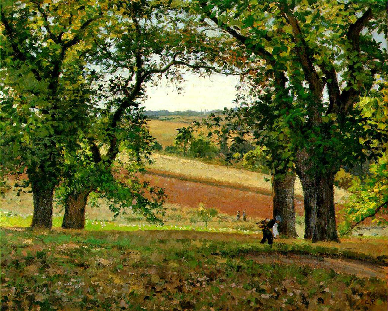 Les Chataigniers a Osny (The Chestnut Trees at Osny), 1873