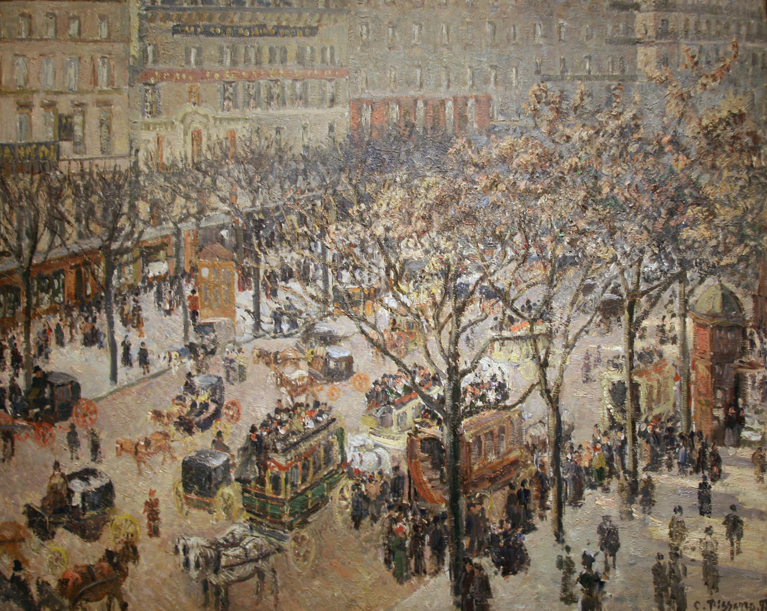 Boulevard des Italiens, Morning, Sunlight, 1897