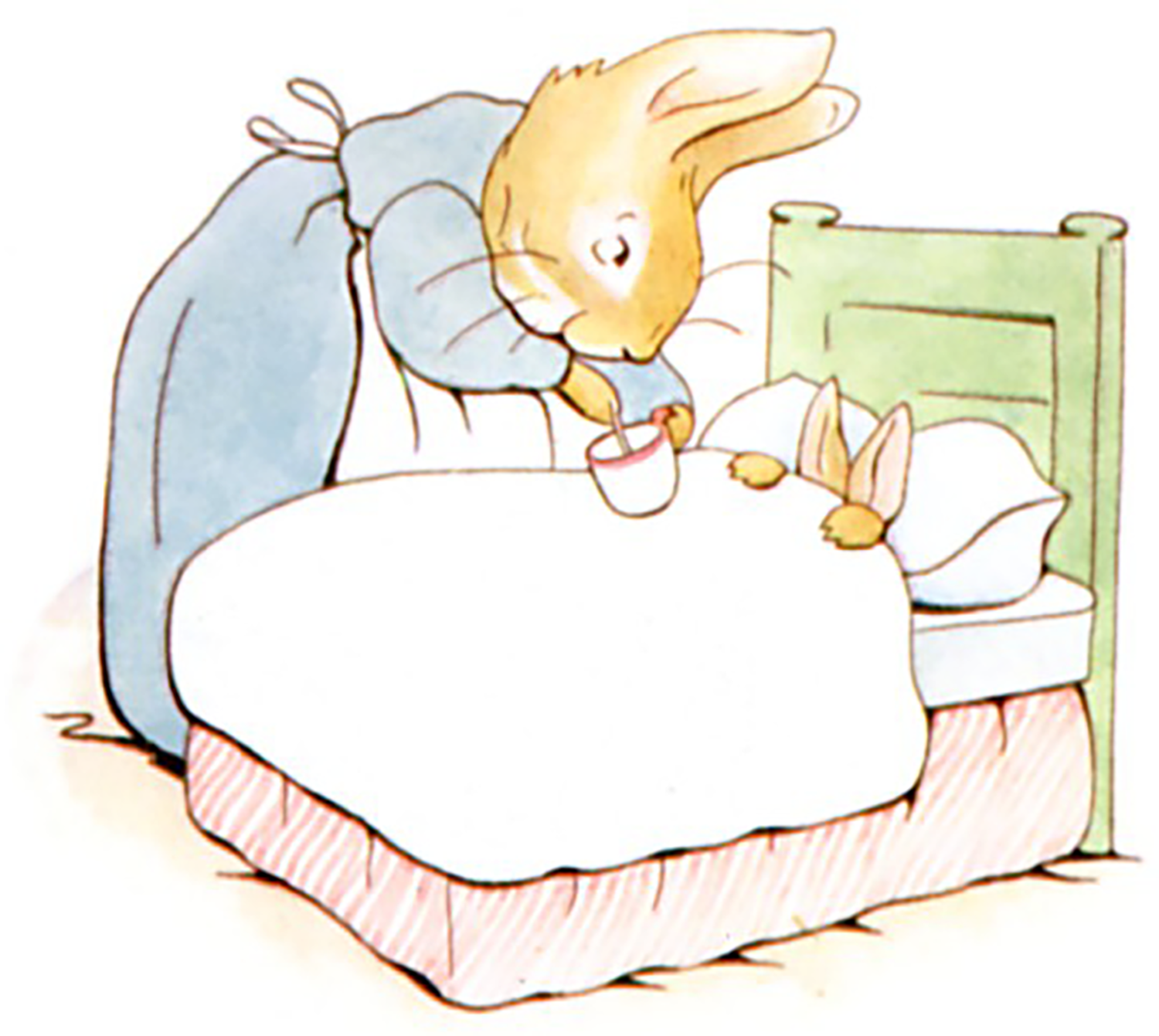 Illustration from children's book, The Tale of Peter Rabbit, 1902