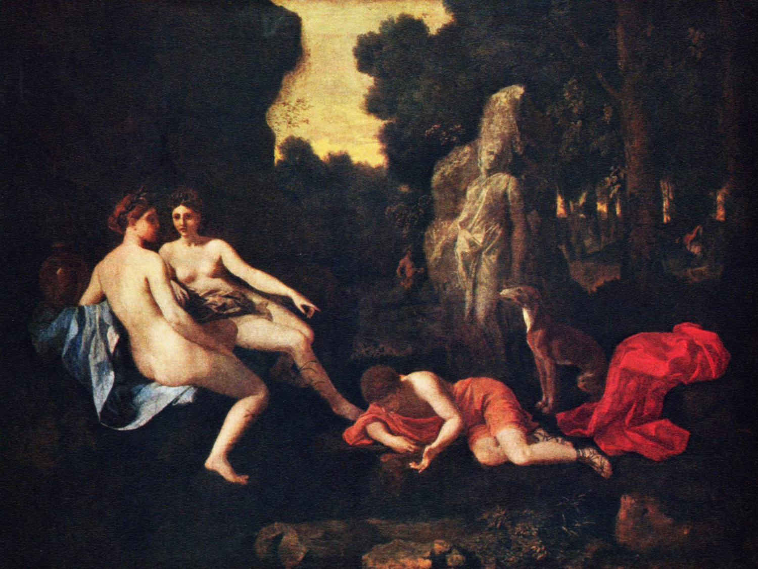 Narcissus and Echo, c. 1627-28