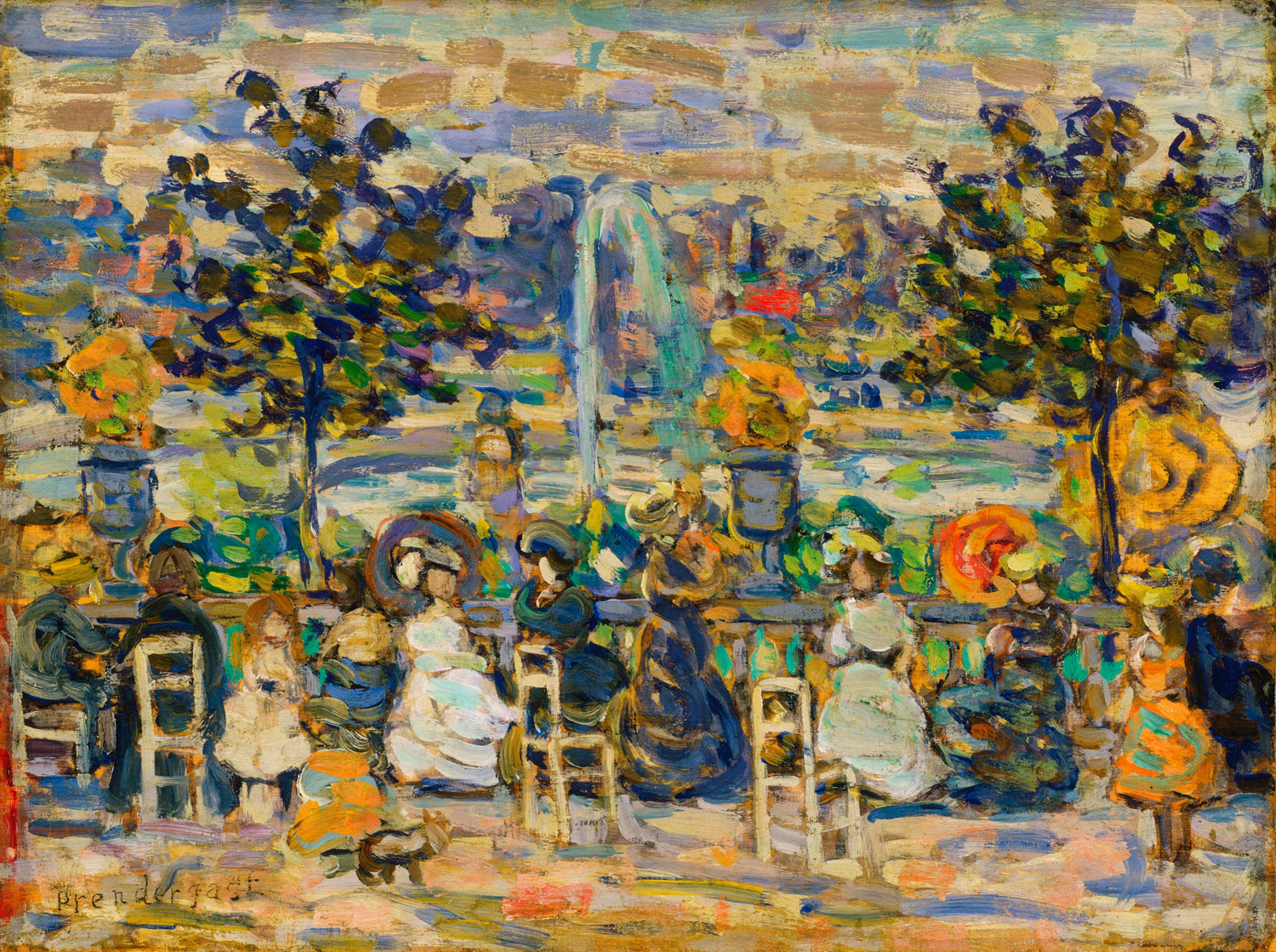 In Luxemburg Gardens, c. 1907