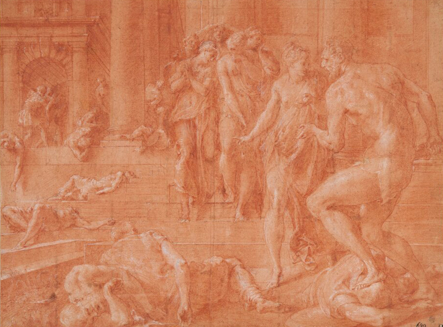 Ulysses Orders the Killing of Penelope's Servants, 16th century