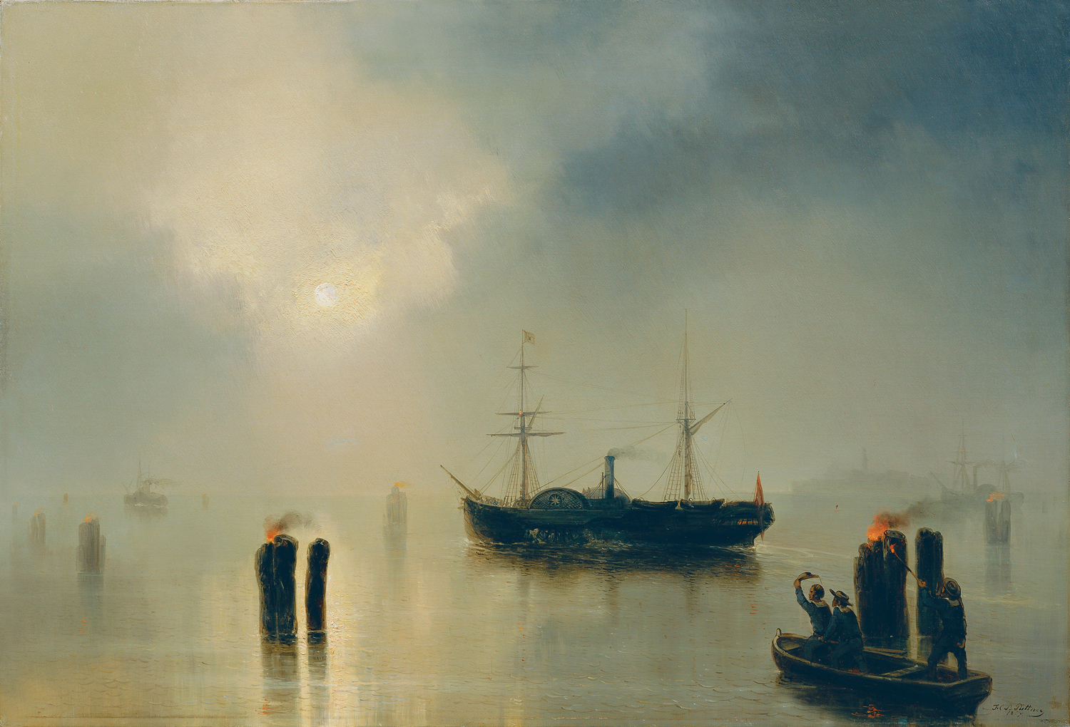 Night Ride in the Lagoon, 1857