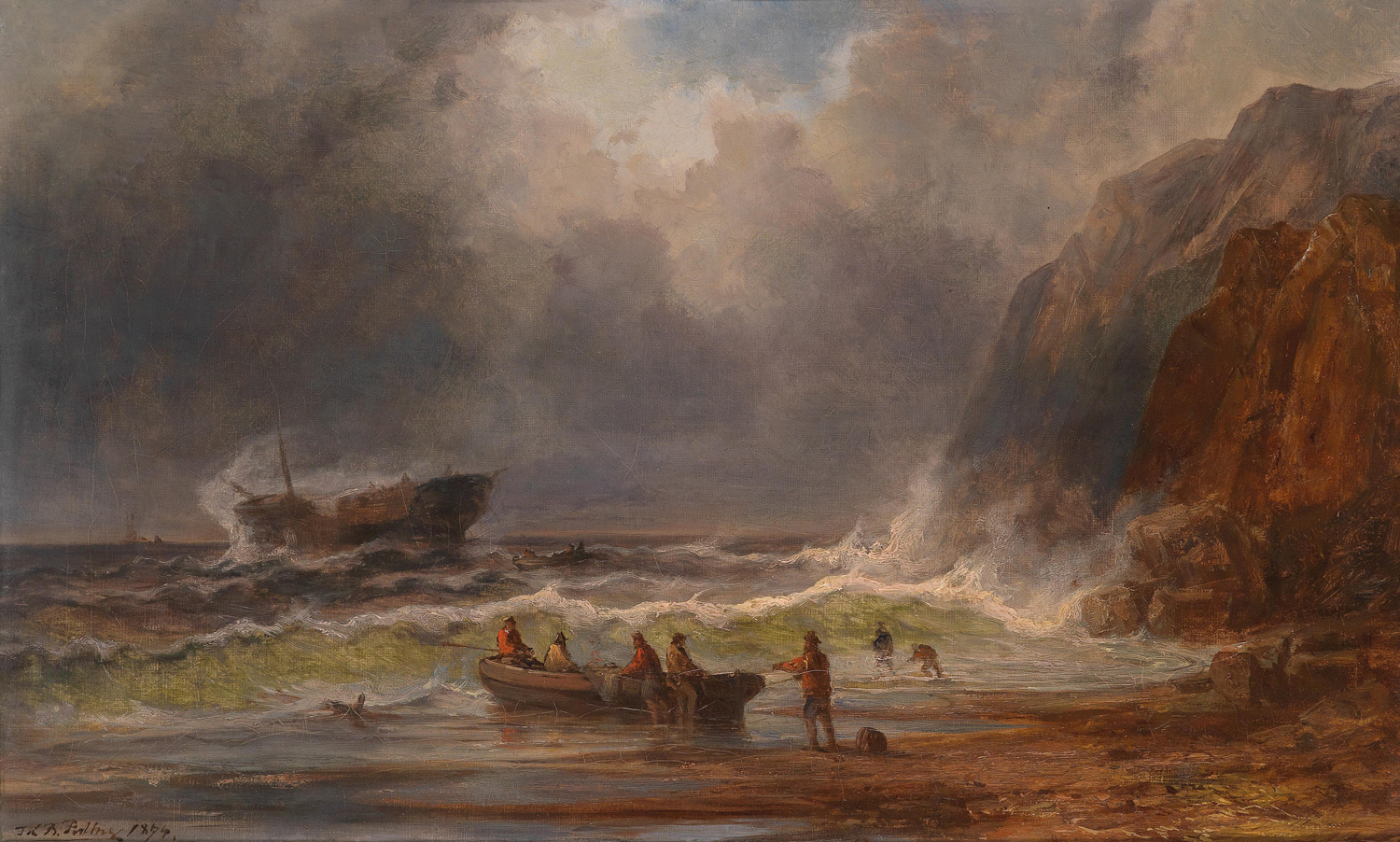 Shipwrecked Castaways, 1874