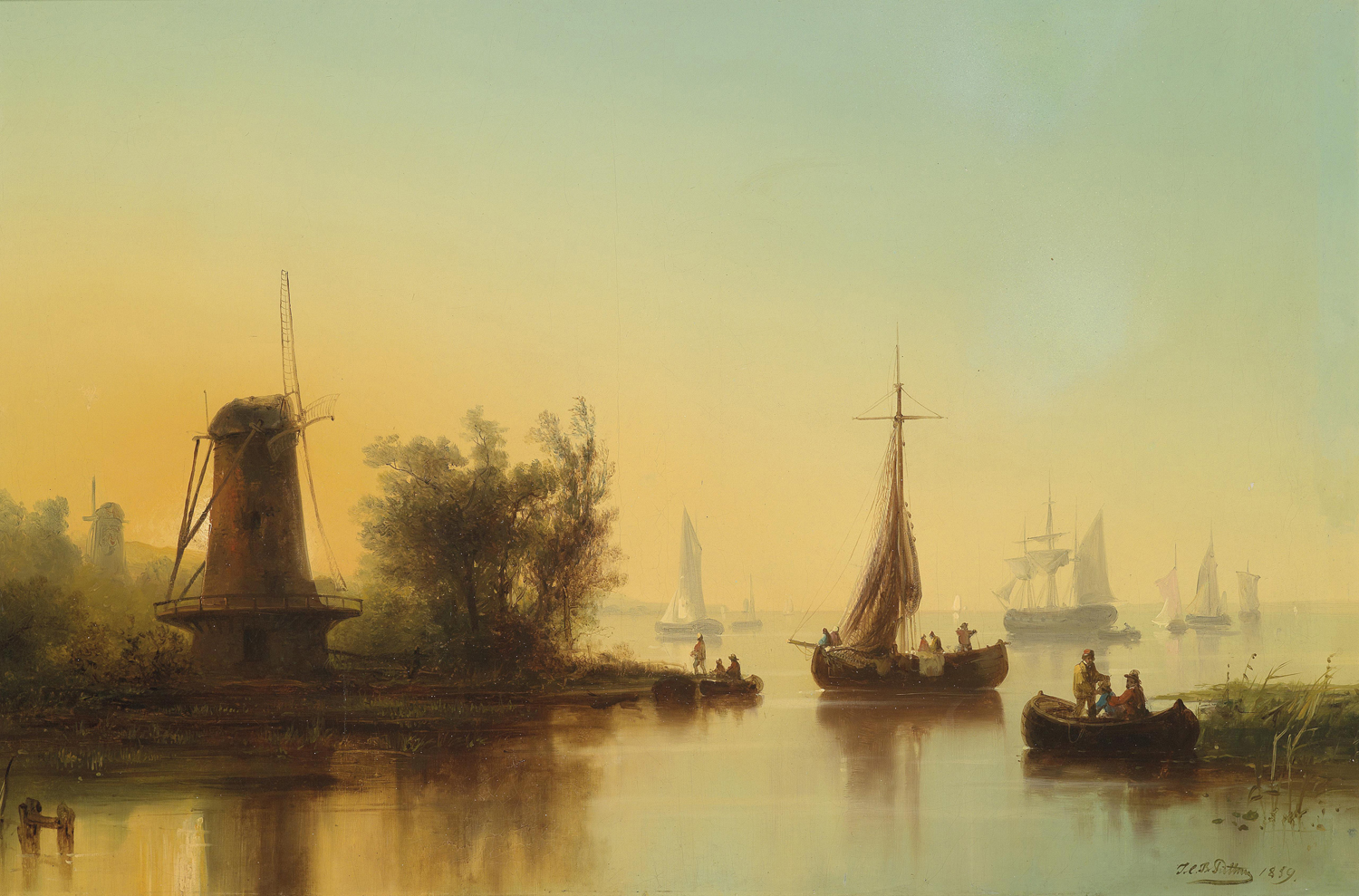 Estuary of the Maas, near Rotterdam, 1859