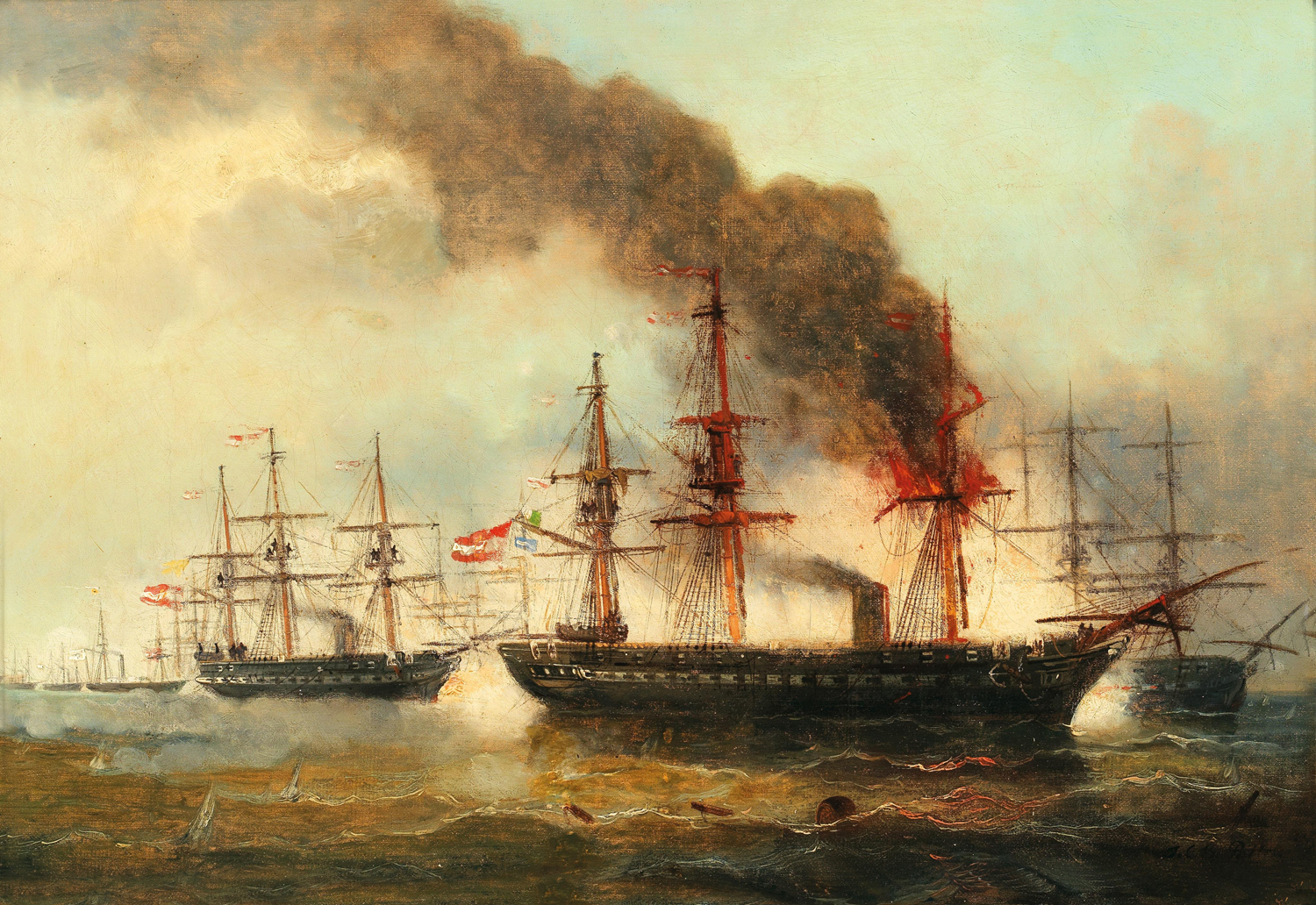Naval Battle st Helgoland, 1864