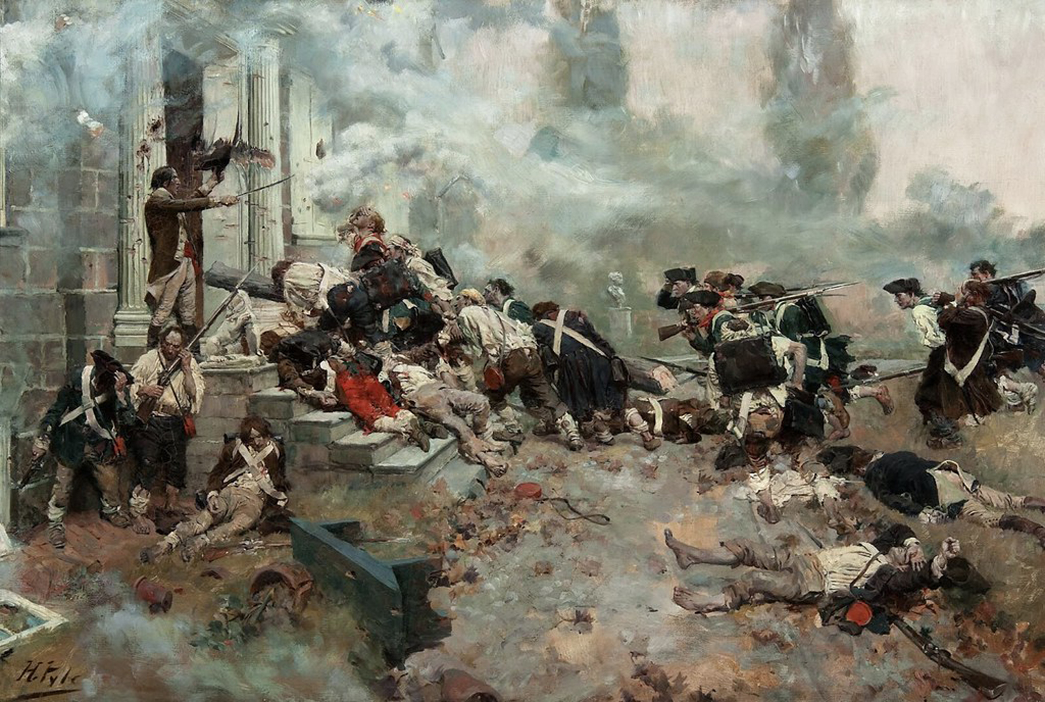 The Attack upon the Chew House, 1898