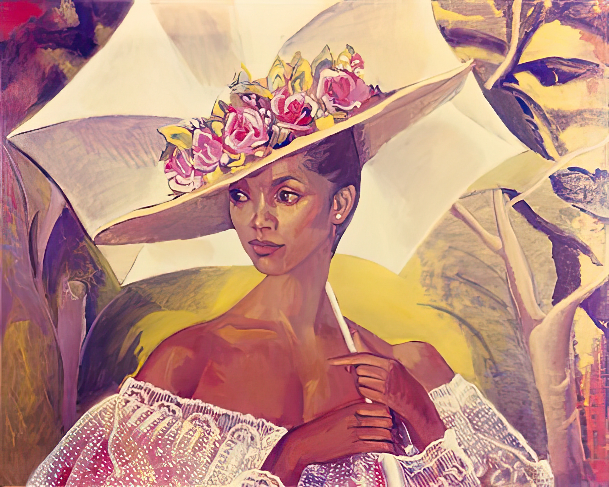 Girl with a Parasol, 1986
