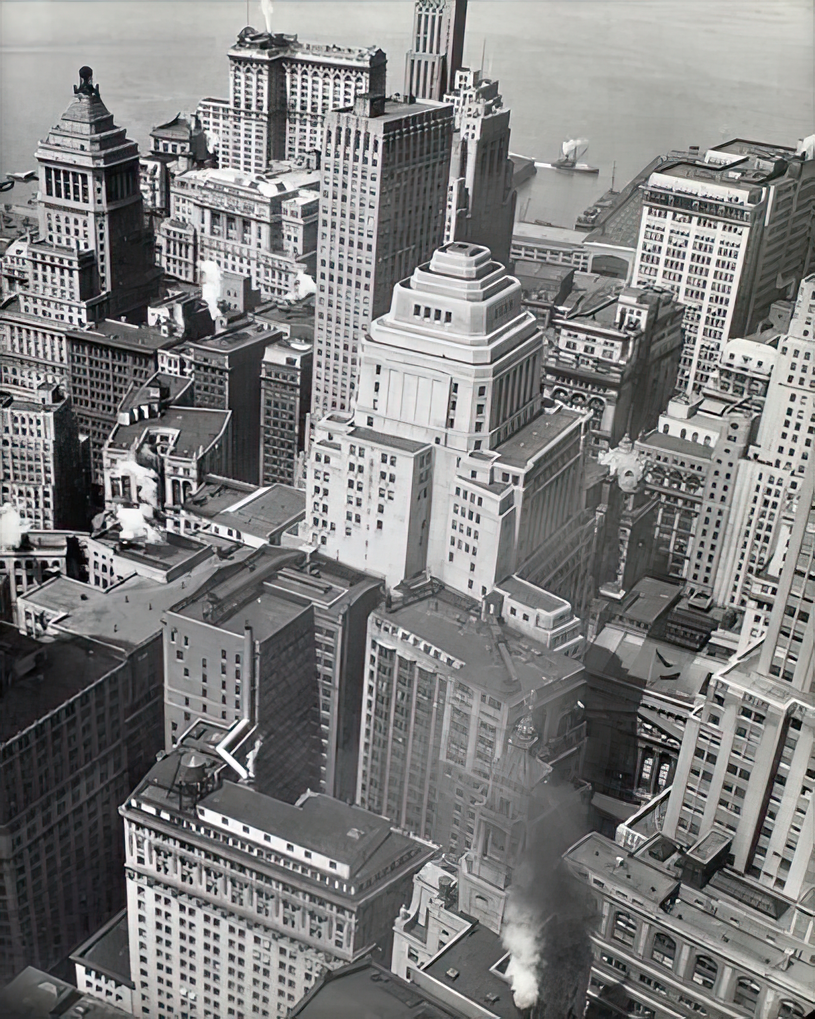 Financial District Rooftops, Manhattan