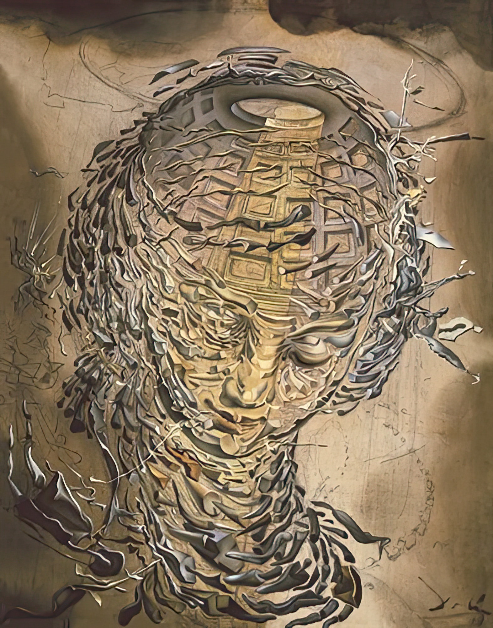 Exploding Raphaelesque Head