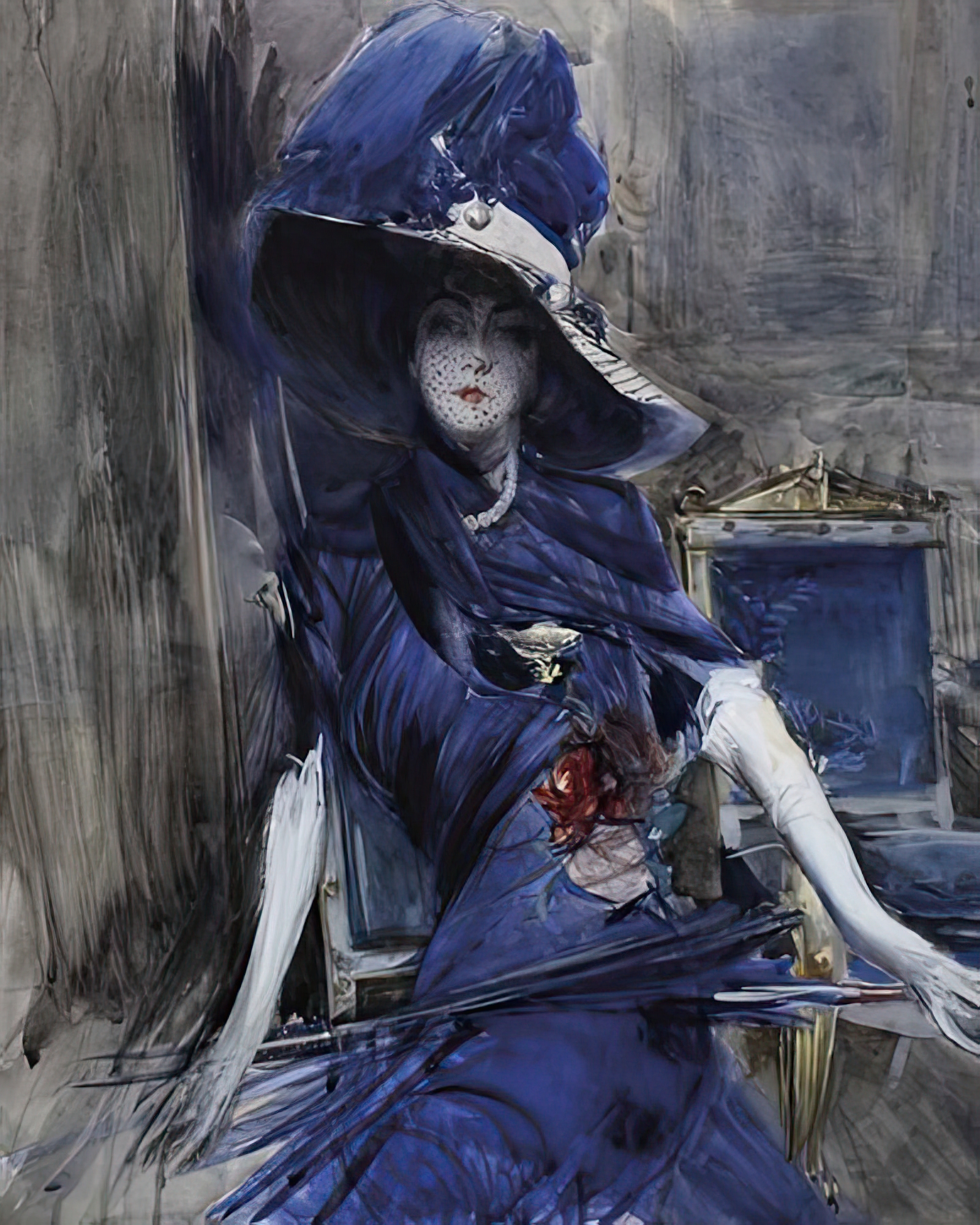 La Divina in Blu, 1905
