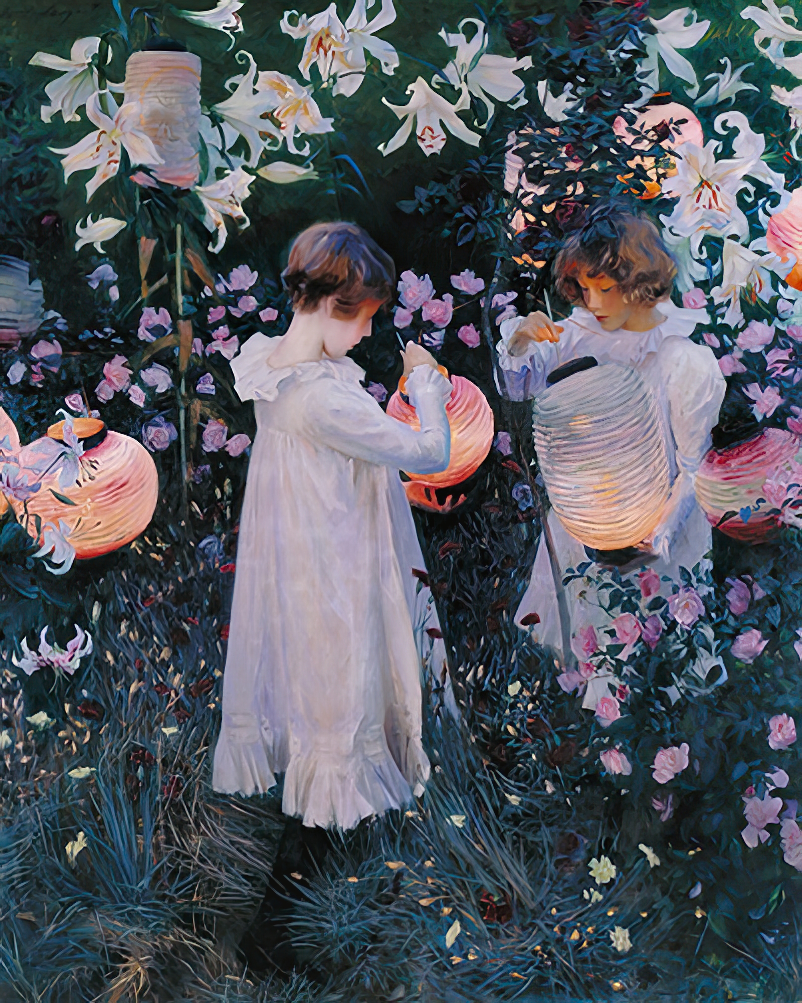 Carnation, Lily, Lily, Rose, c. 1885-86