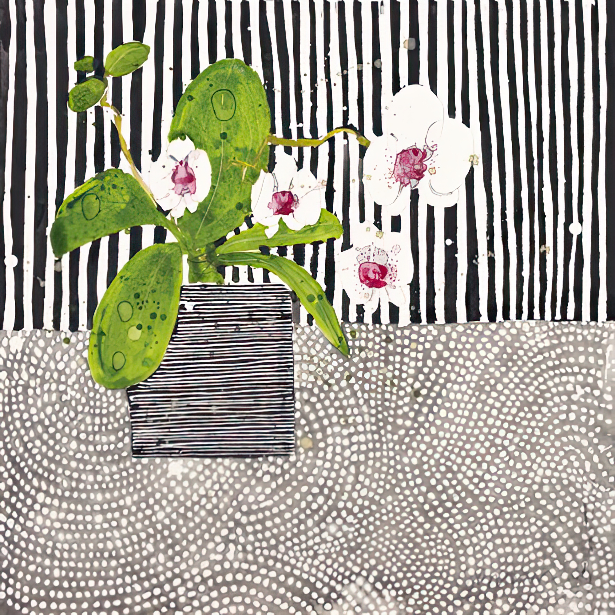 Orchid Mosaic I