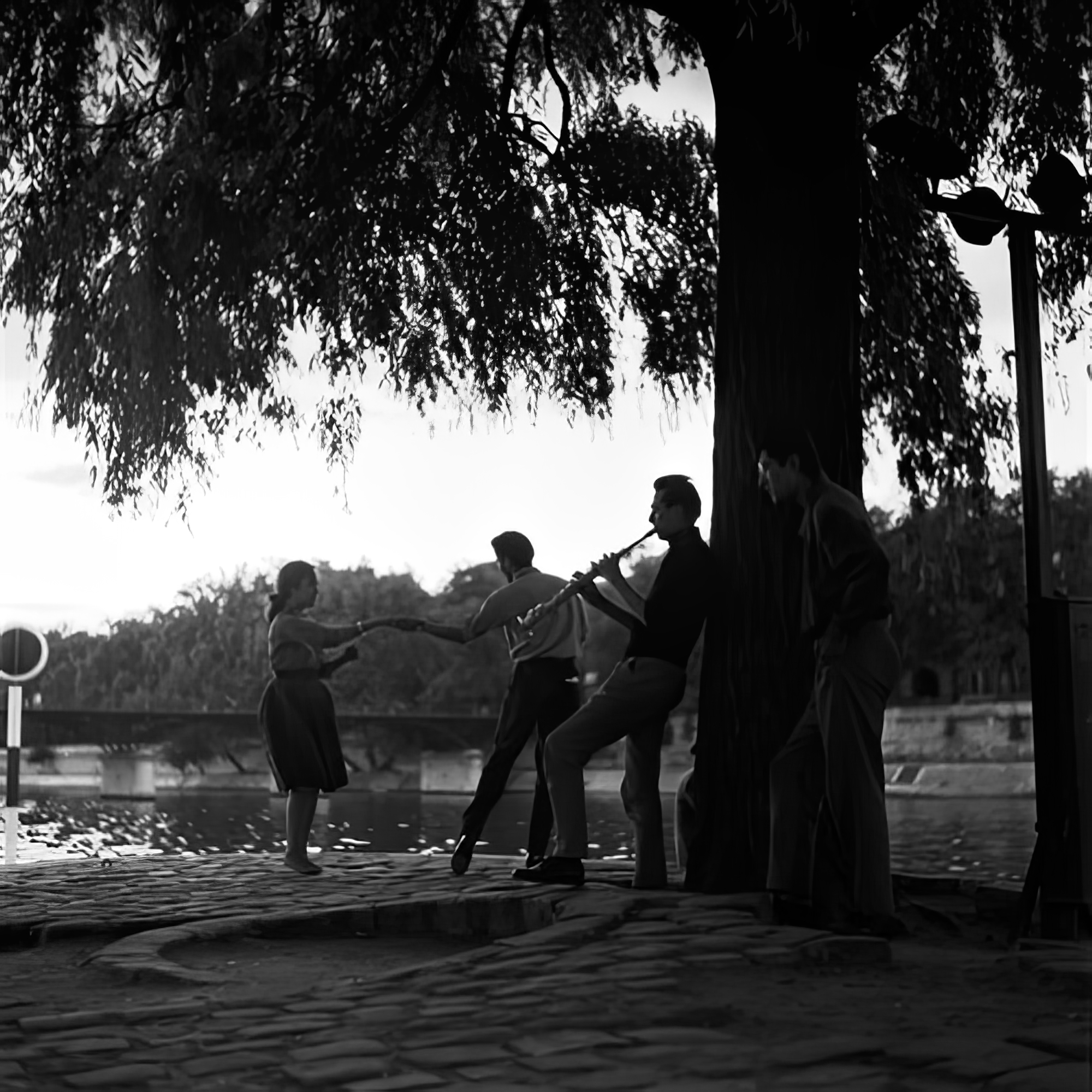 Rock 'n' Roll Dancers on the Square du Vert-Galant, Paris, 1960