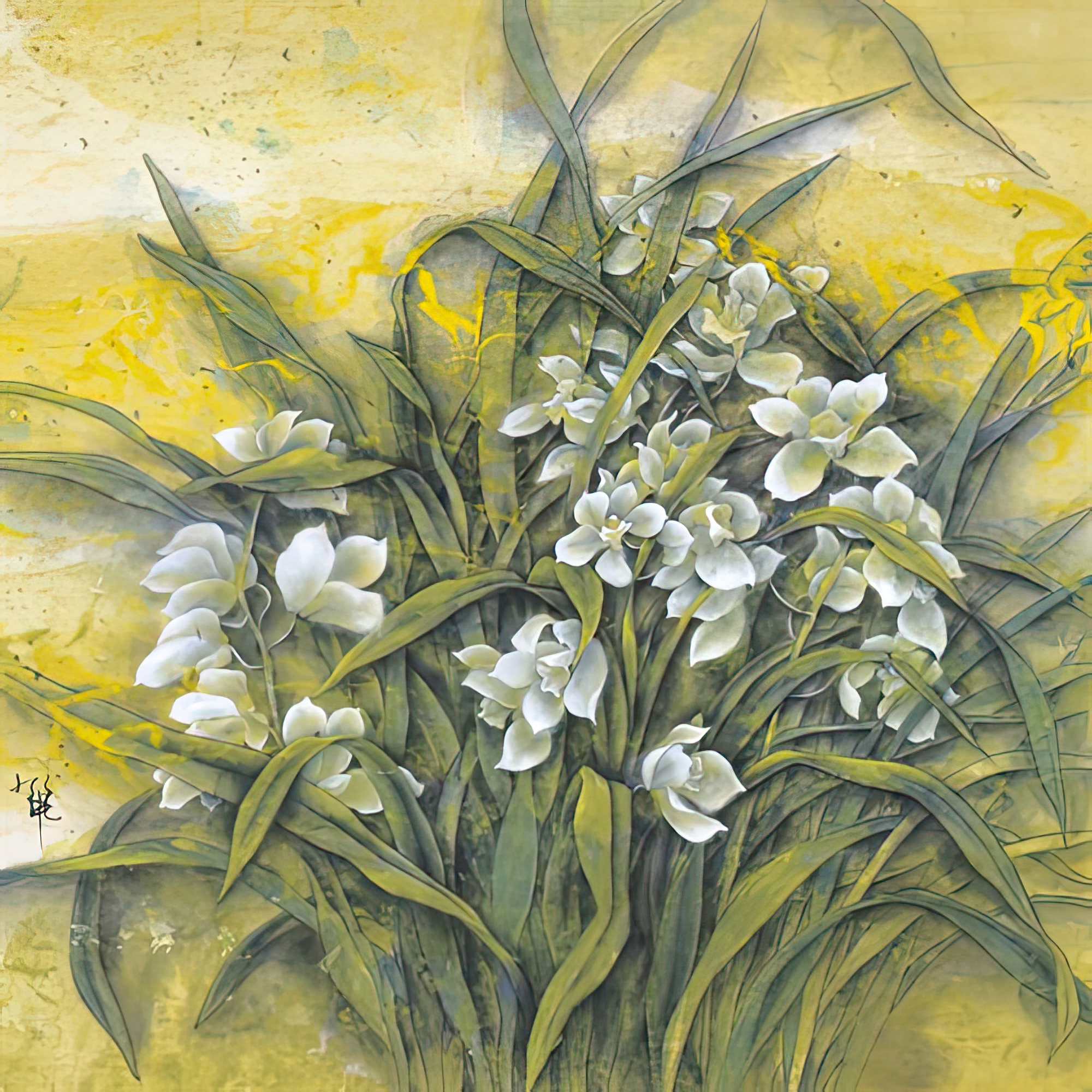 White Orchids