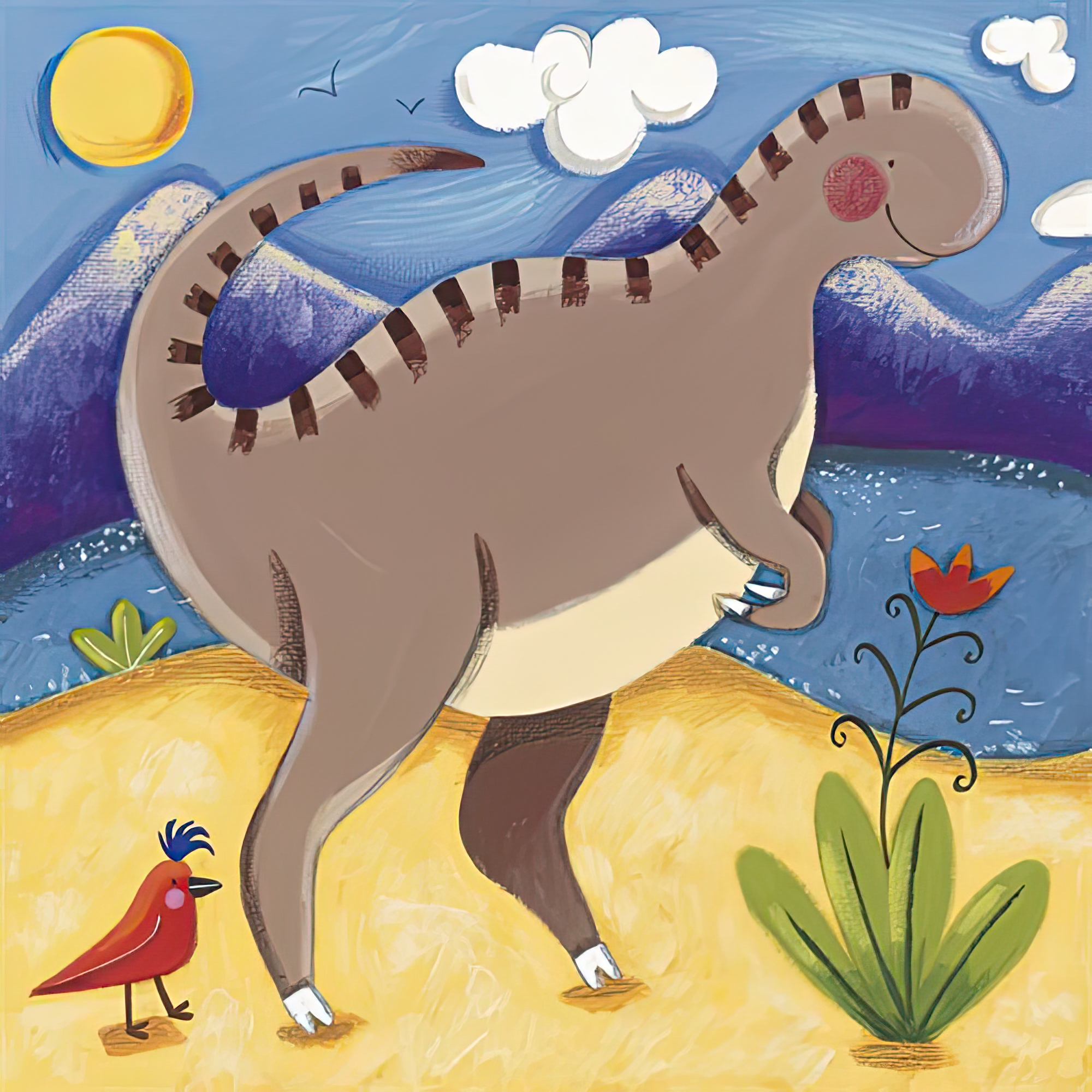 Baby Izzy the Iguanodon