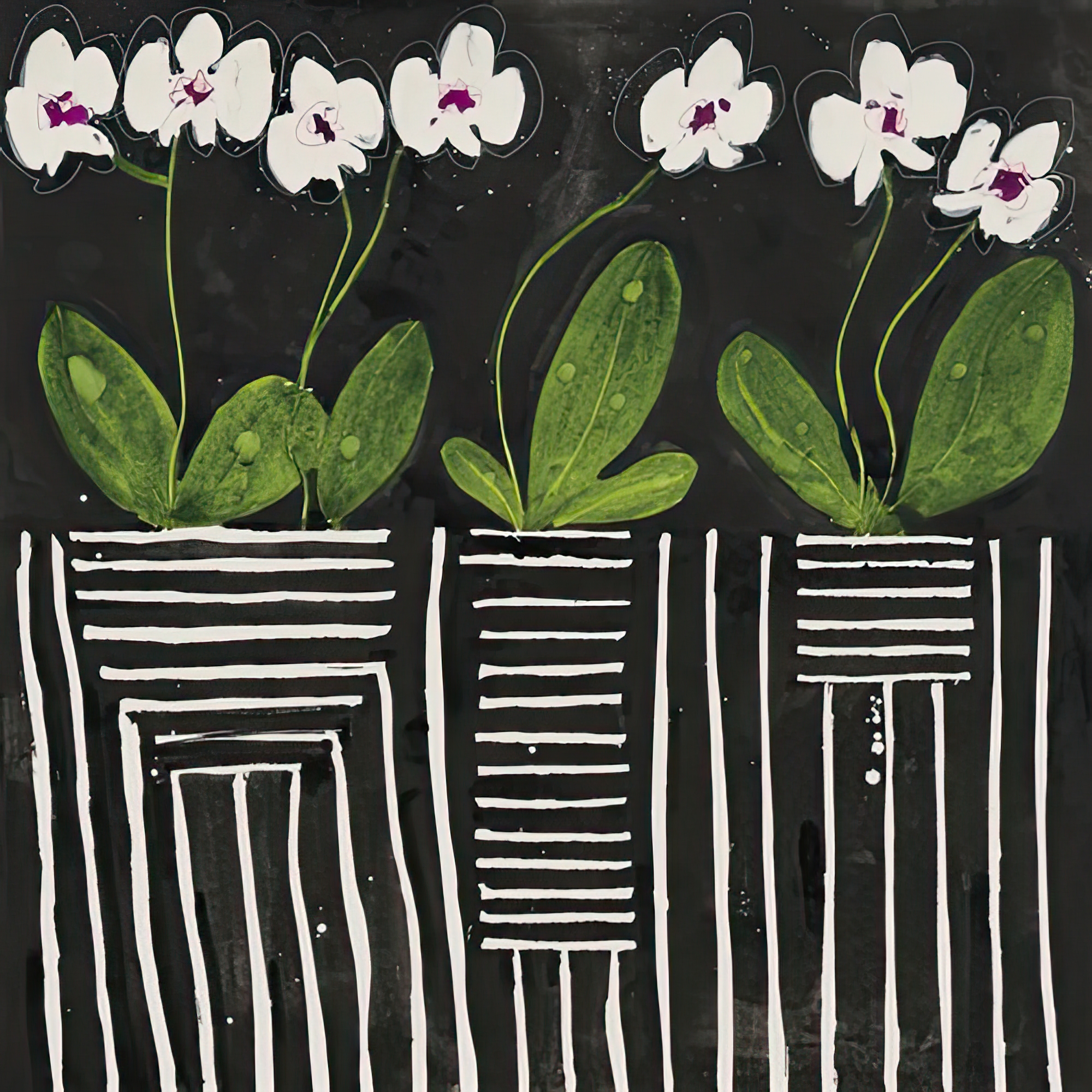 Patterned Floral - Trio