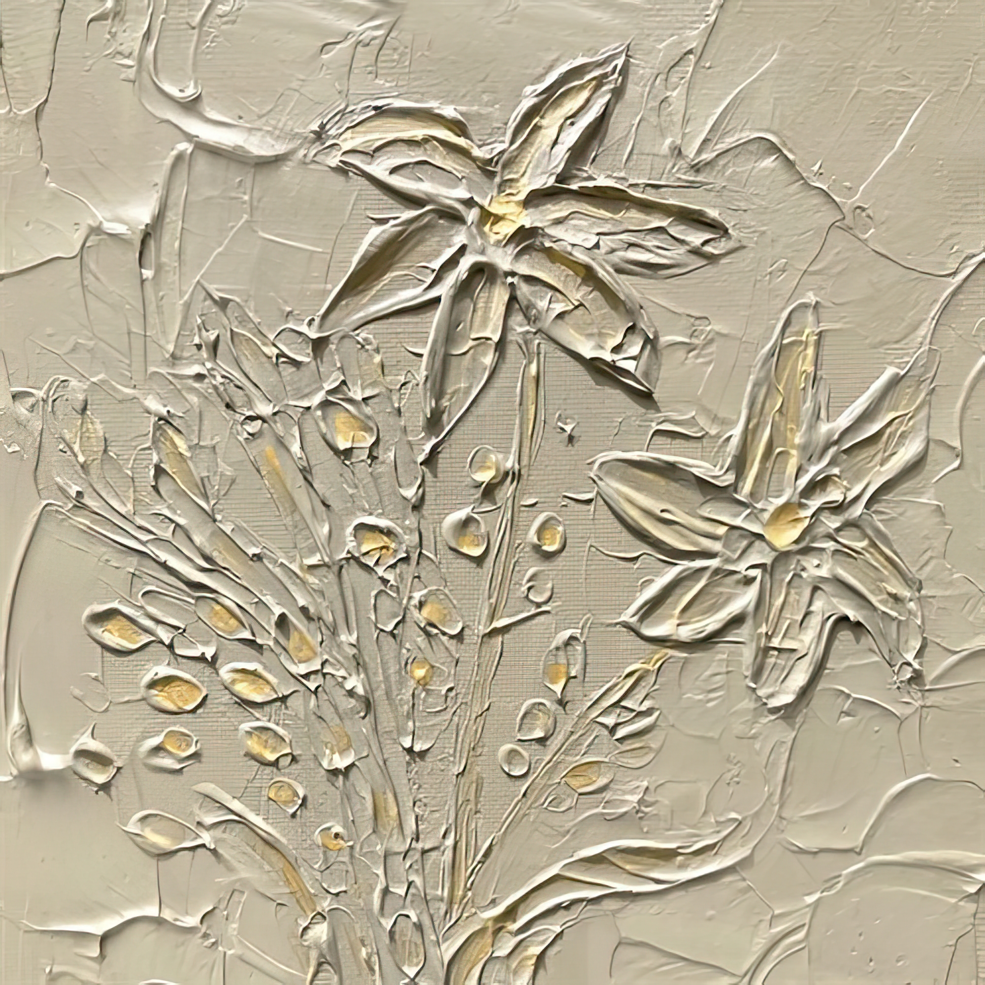 Floral Impasto - Flourish