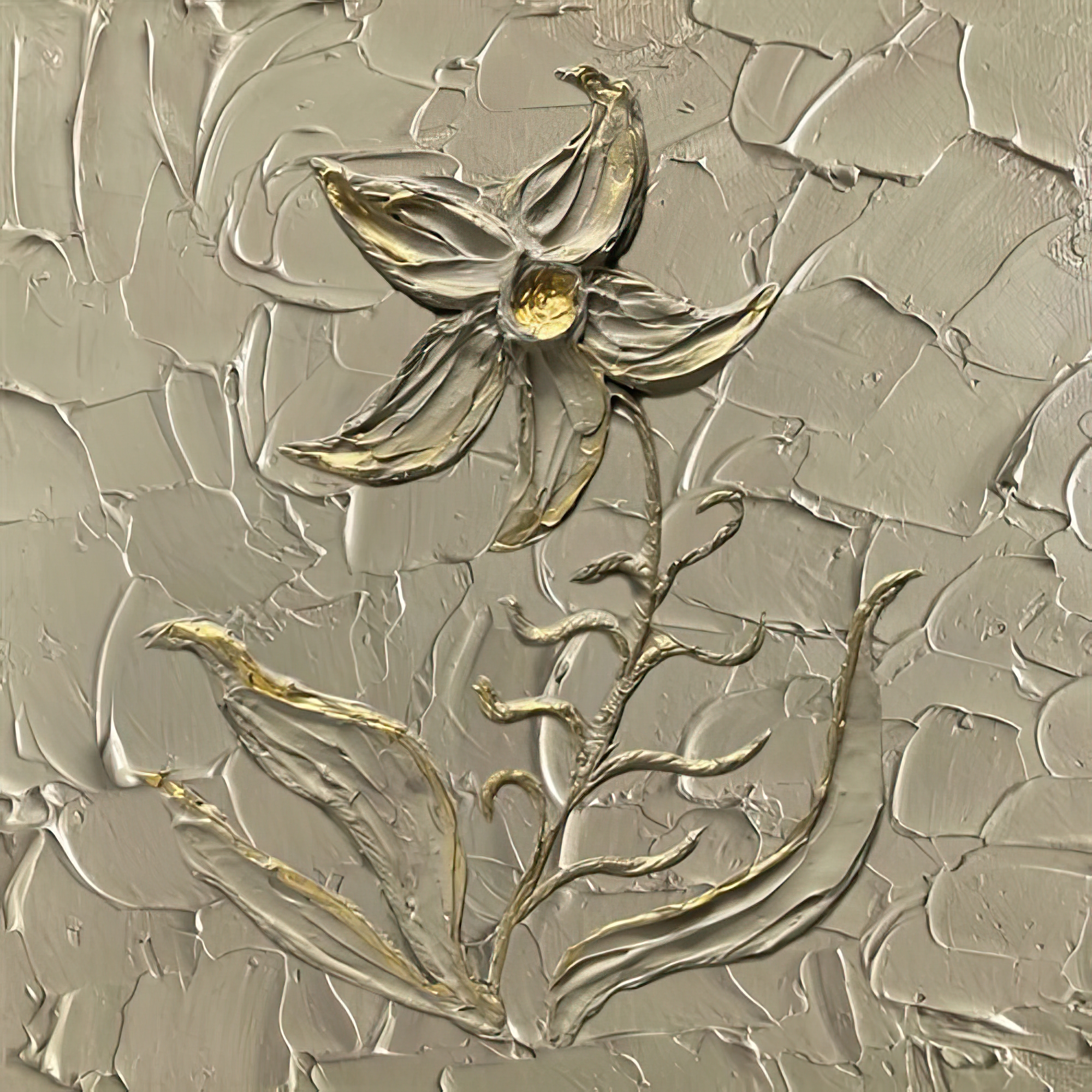 Floral Impasto - Shine