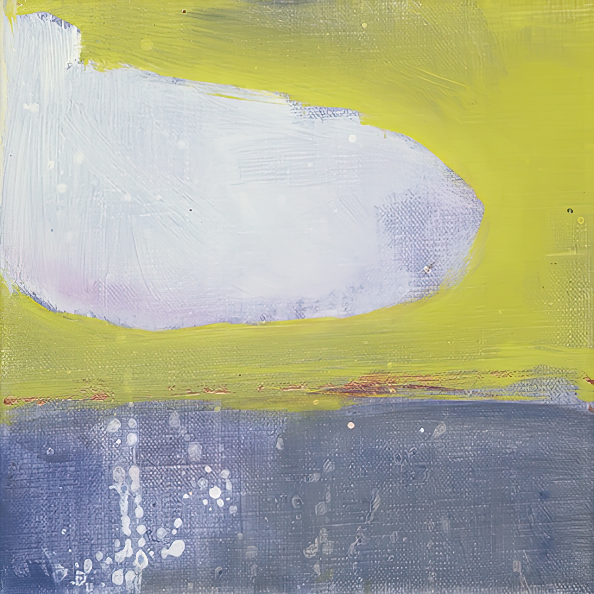 Composition in Steel Blue I