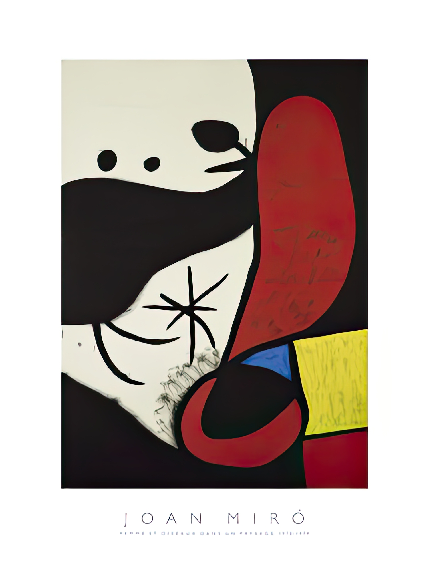 Femme et Oiseaux Dans un Paysage, 1970-74