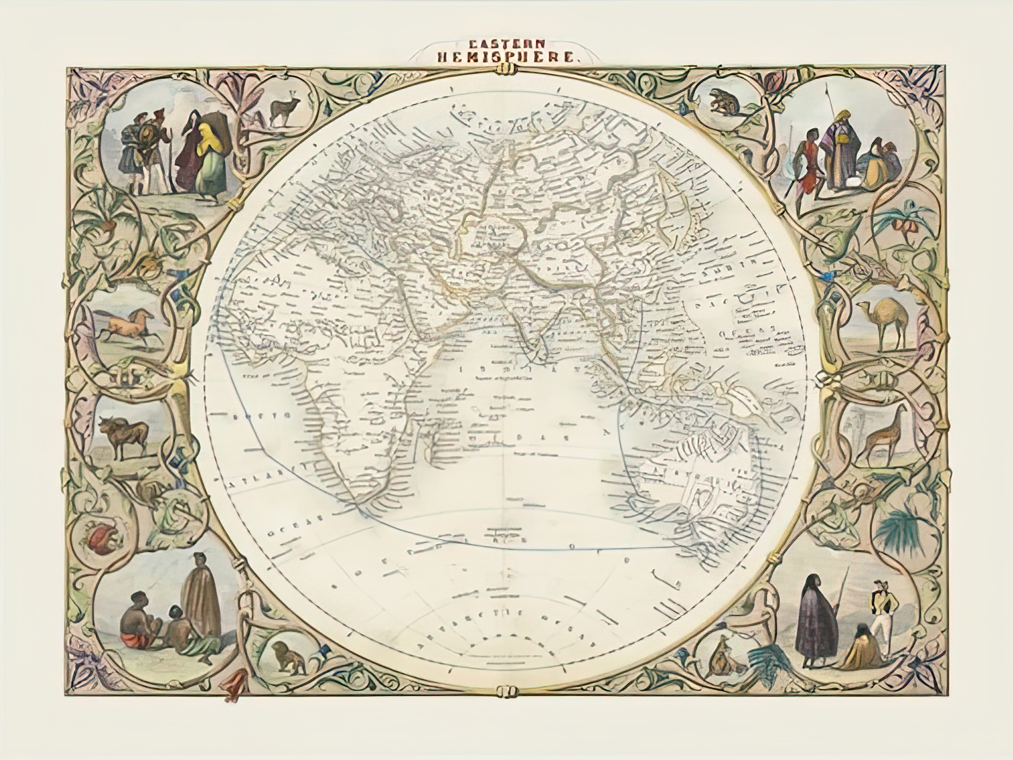 Eastern Hemisphere, 1851
