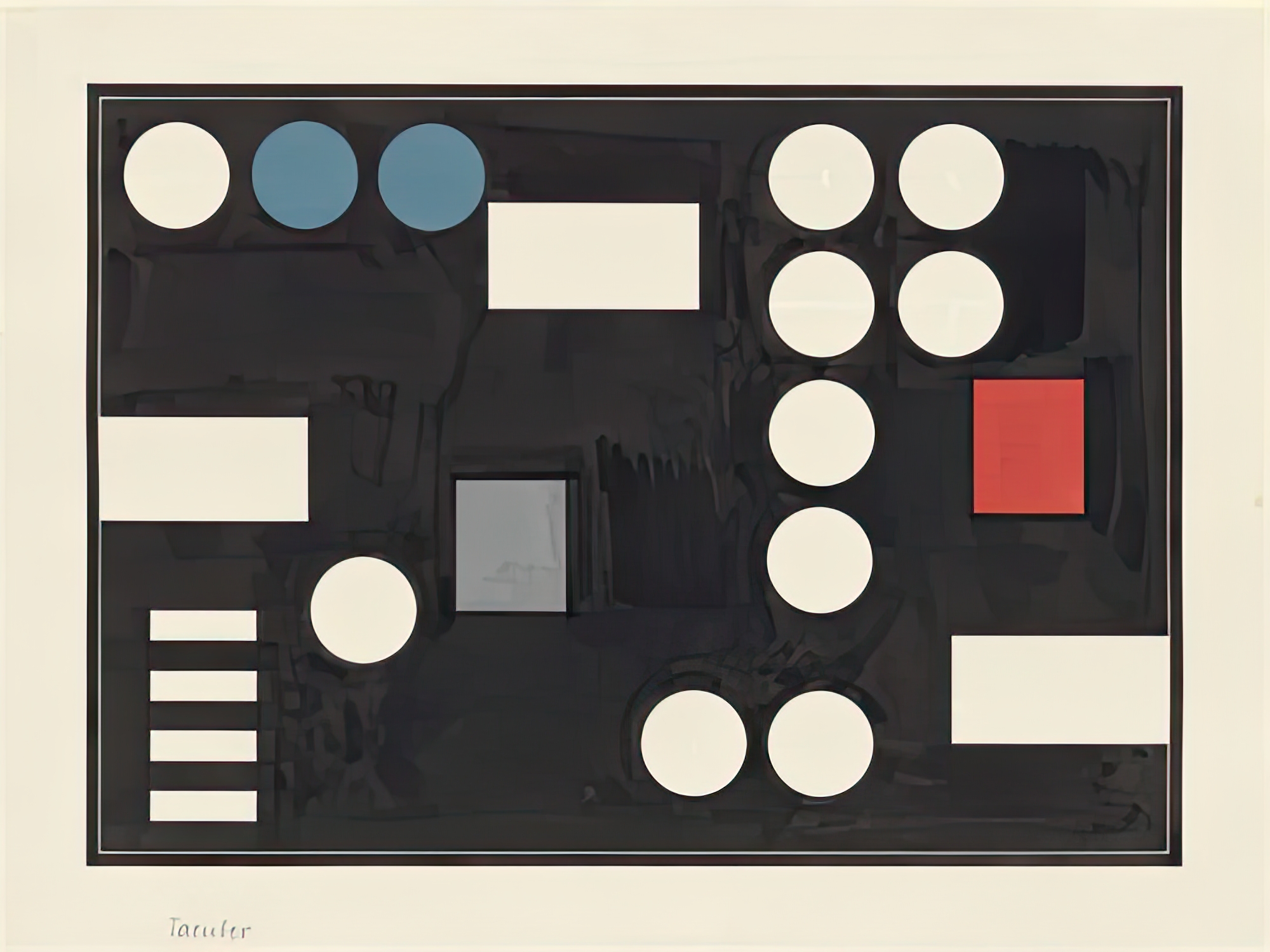 Composition a Rectangles et Cercles, 1931
