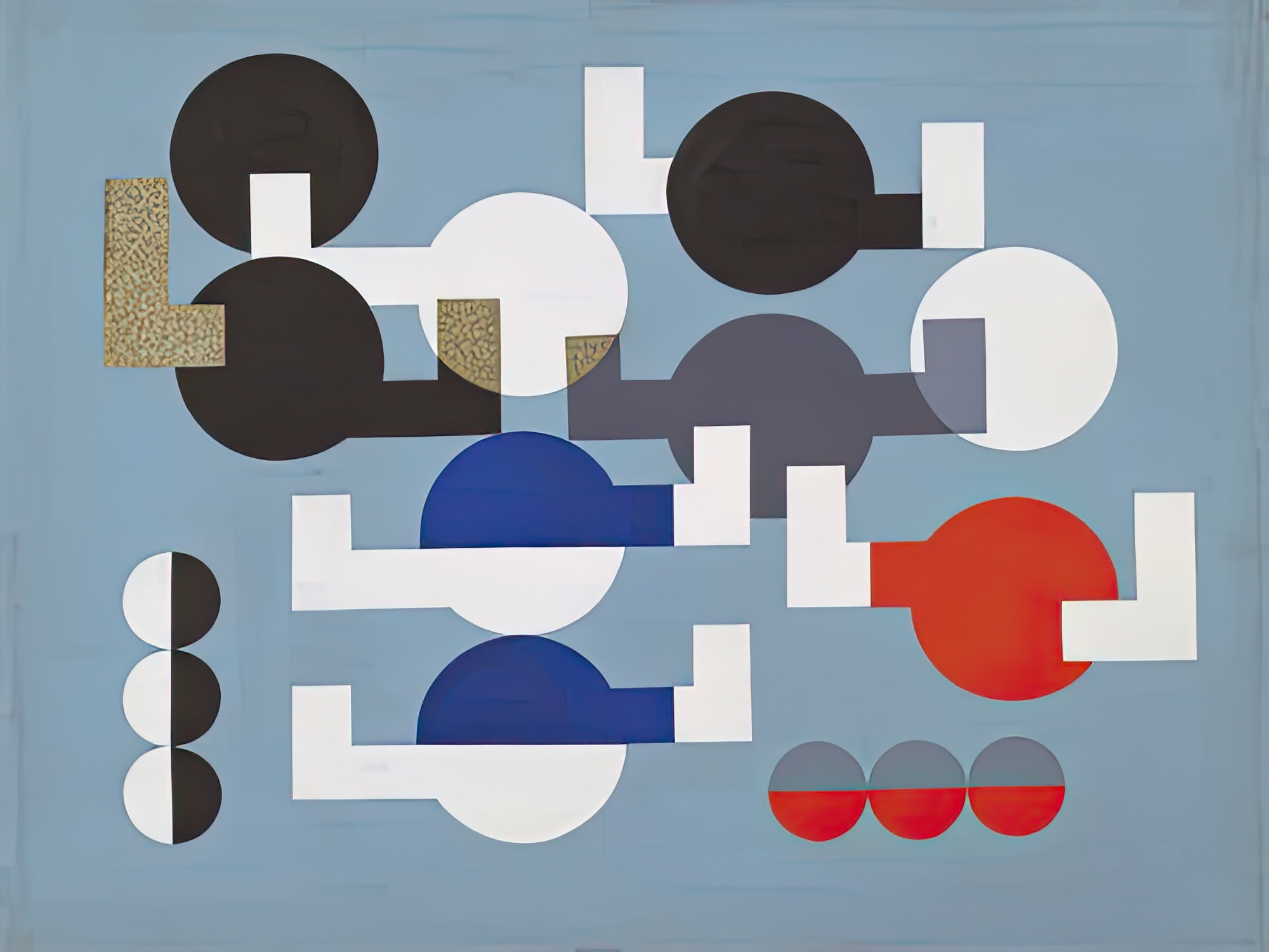 Composition of Circles and Overlapping Angles, 1930