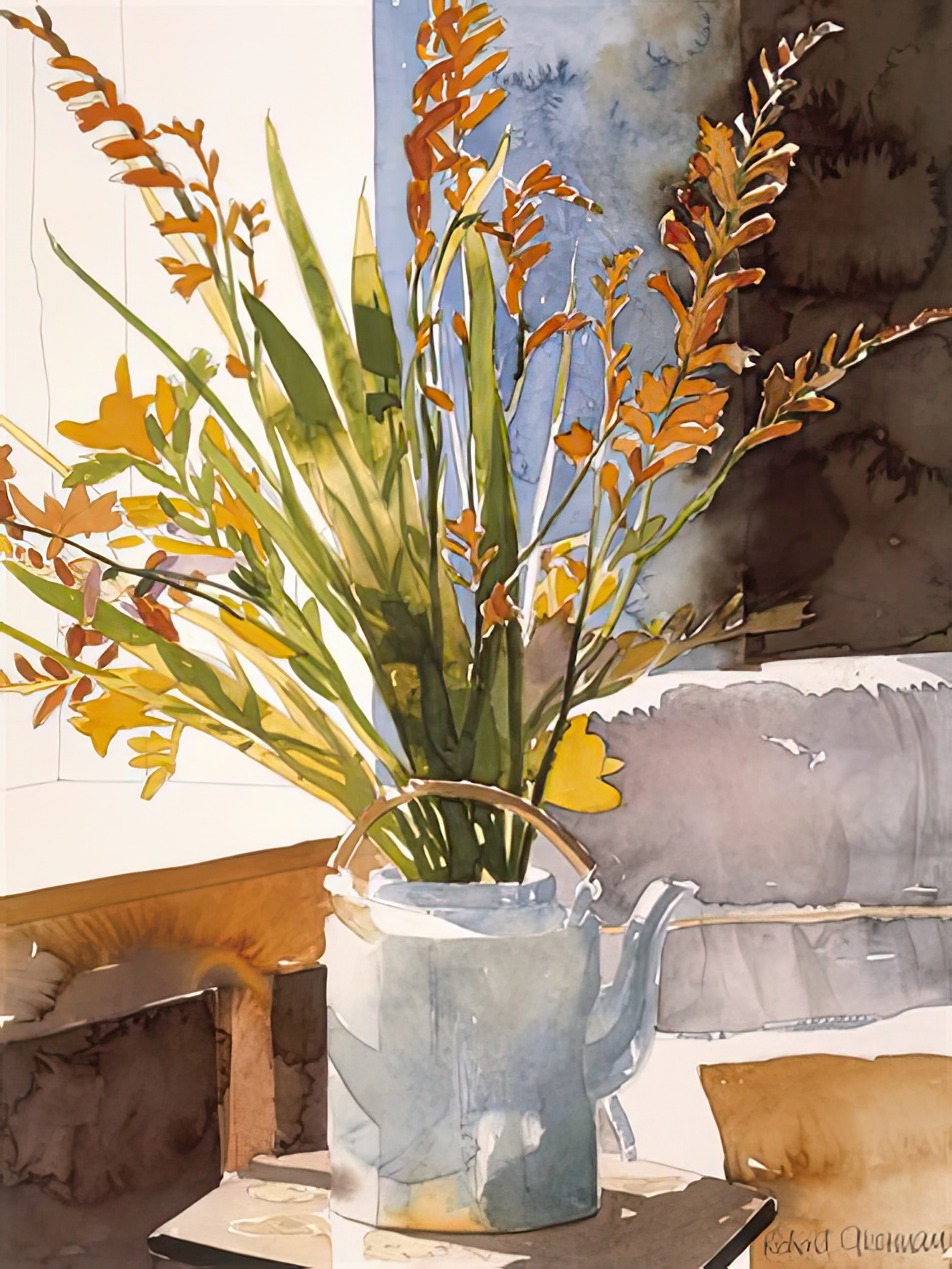 Mixed Flowers in a Jug