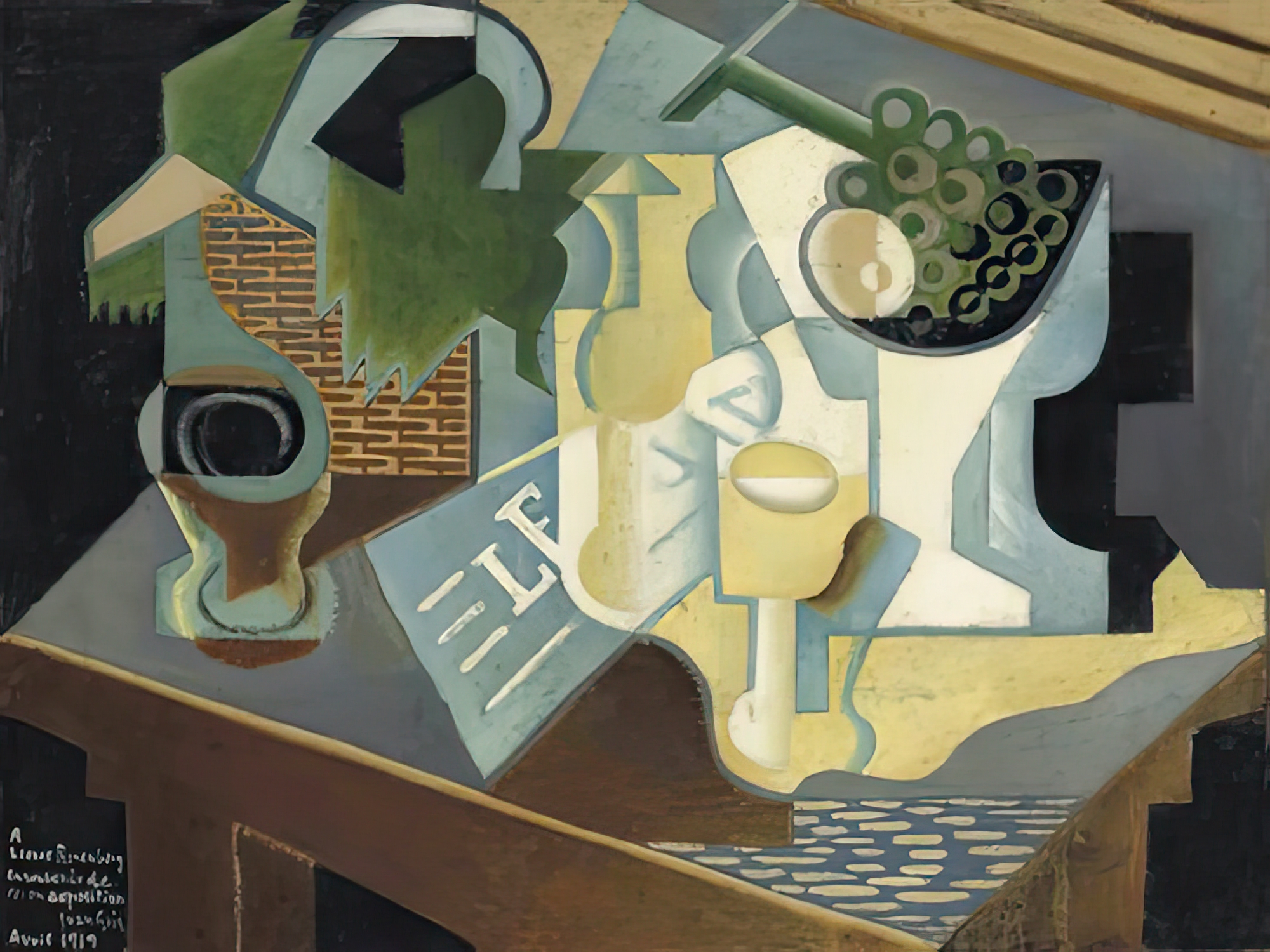 The Table in Front of the Building, 1919