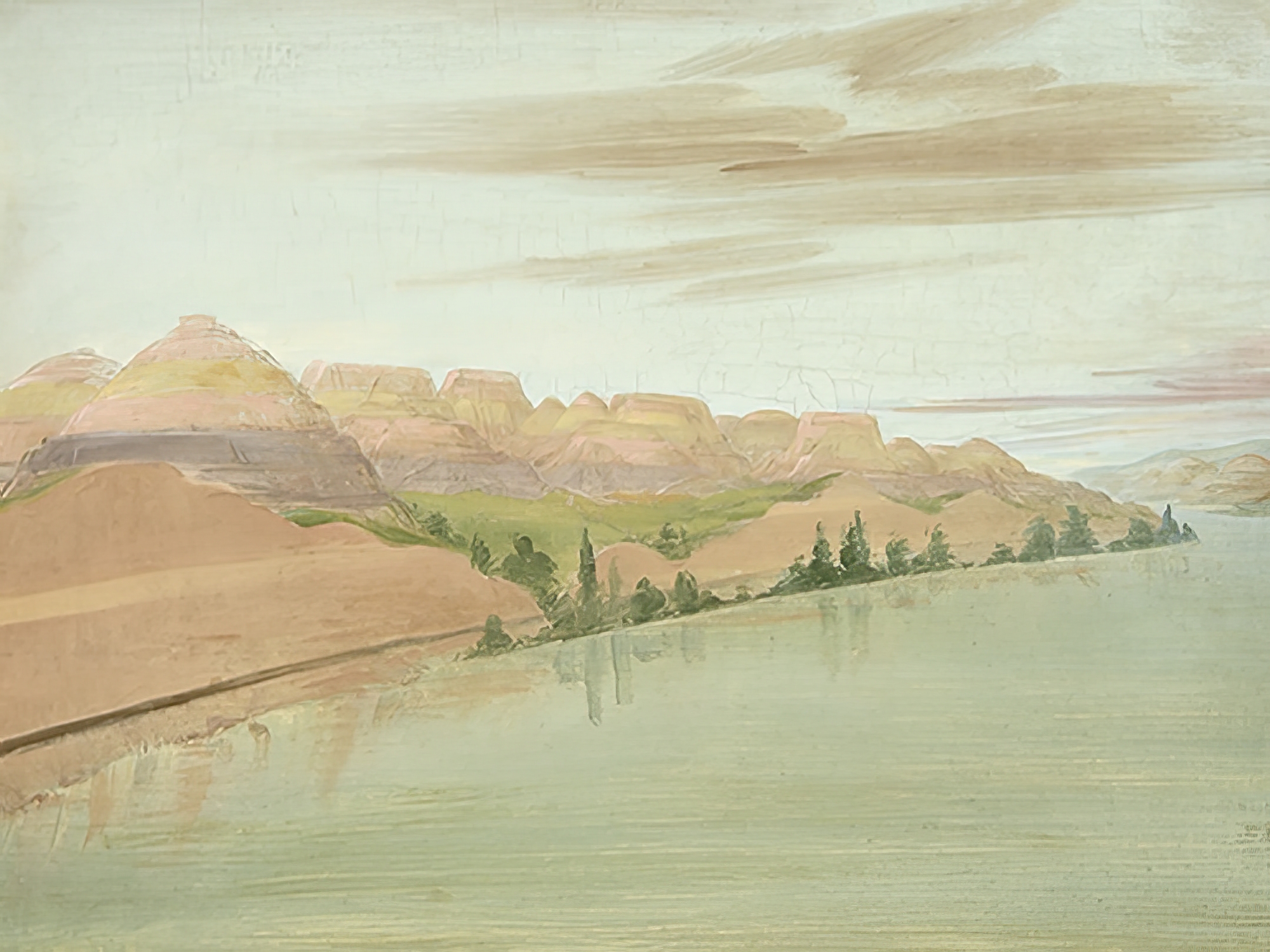 Beautiful Clay Bluffs, 1900 Miles Above St. Louis