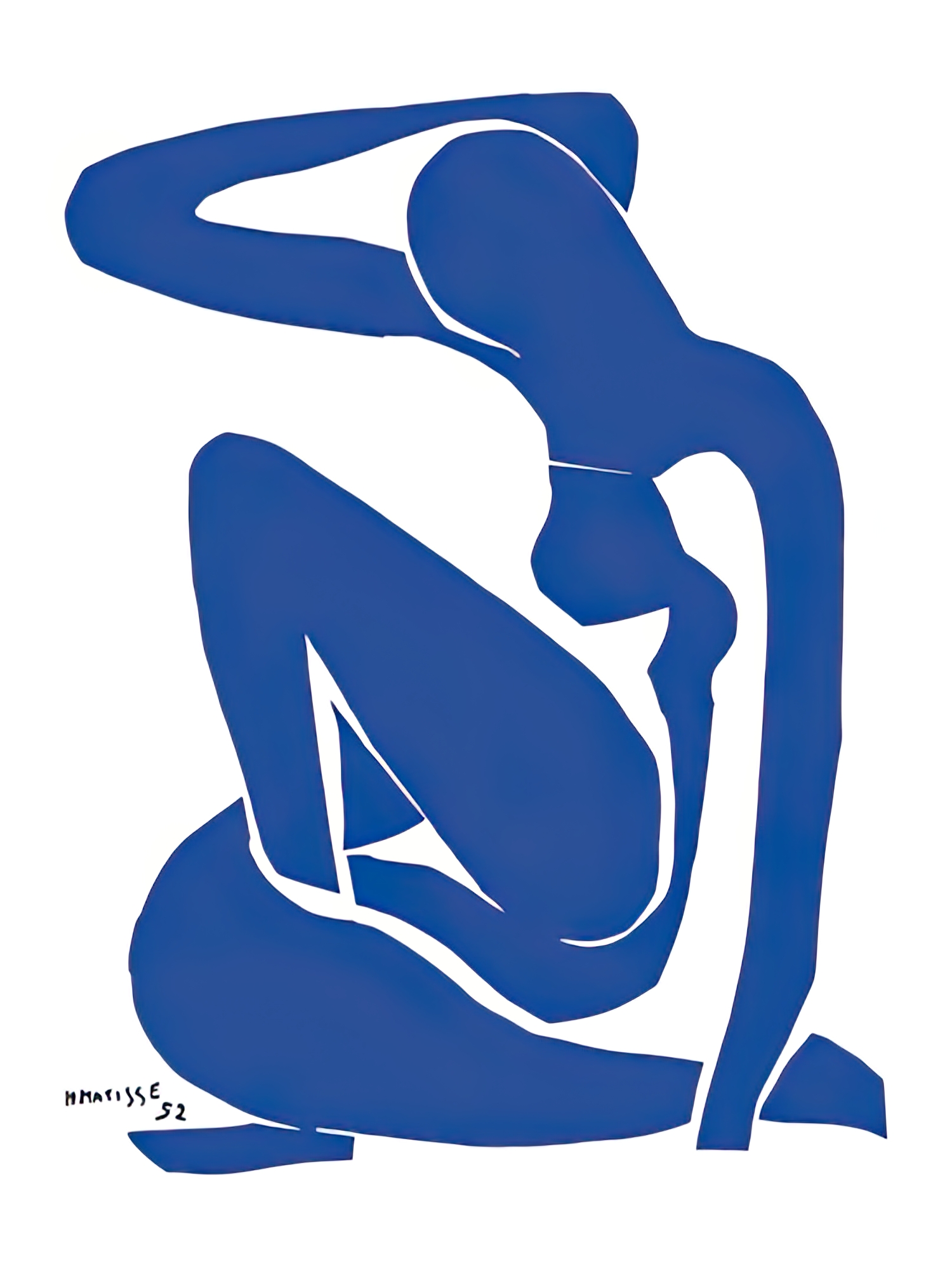 Nu Bleu (Blue Nude) I, 1952