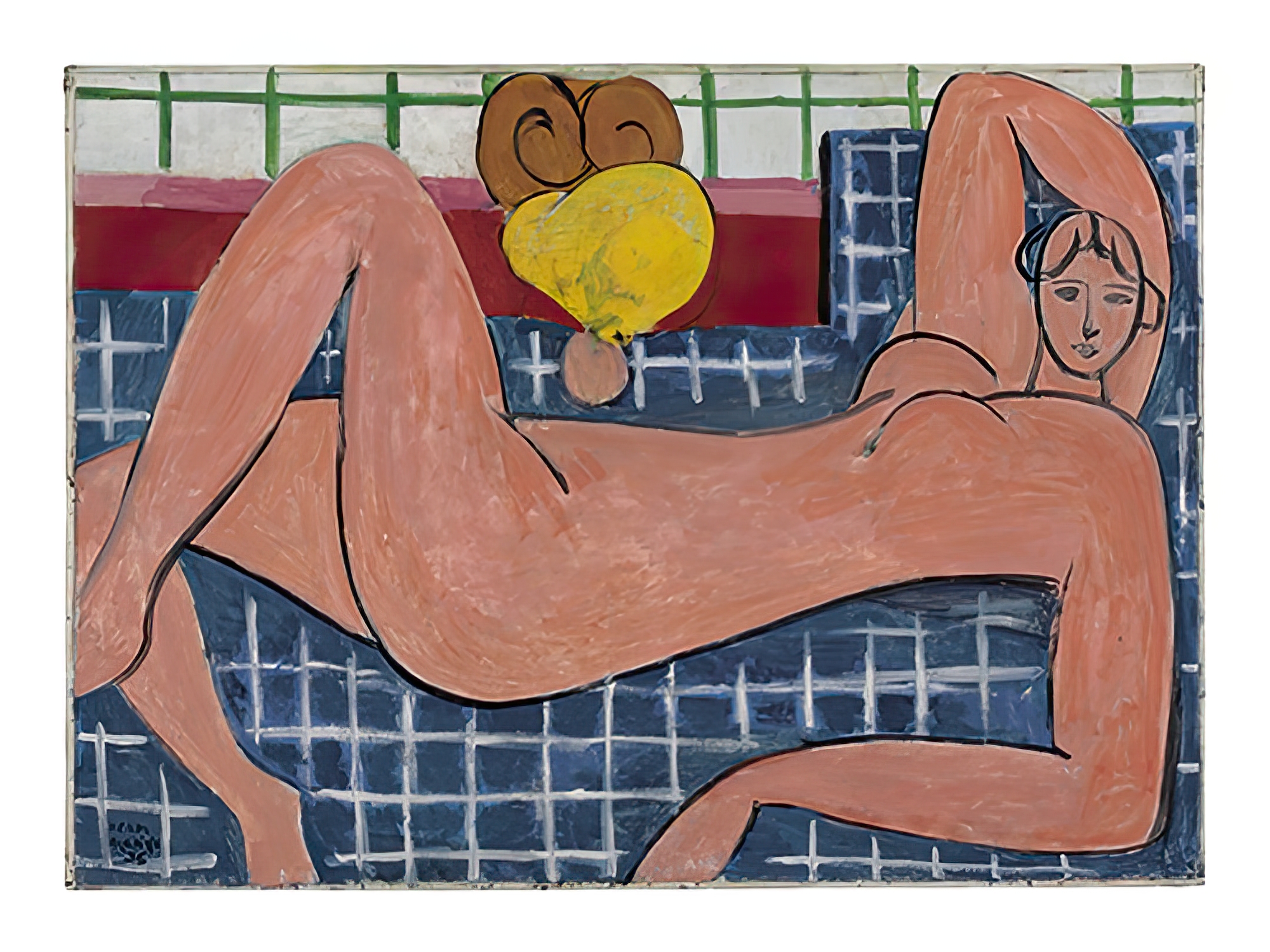 Nu Rose (Red Nude), 1935