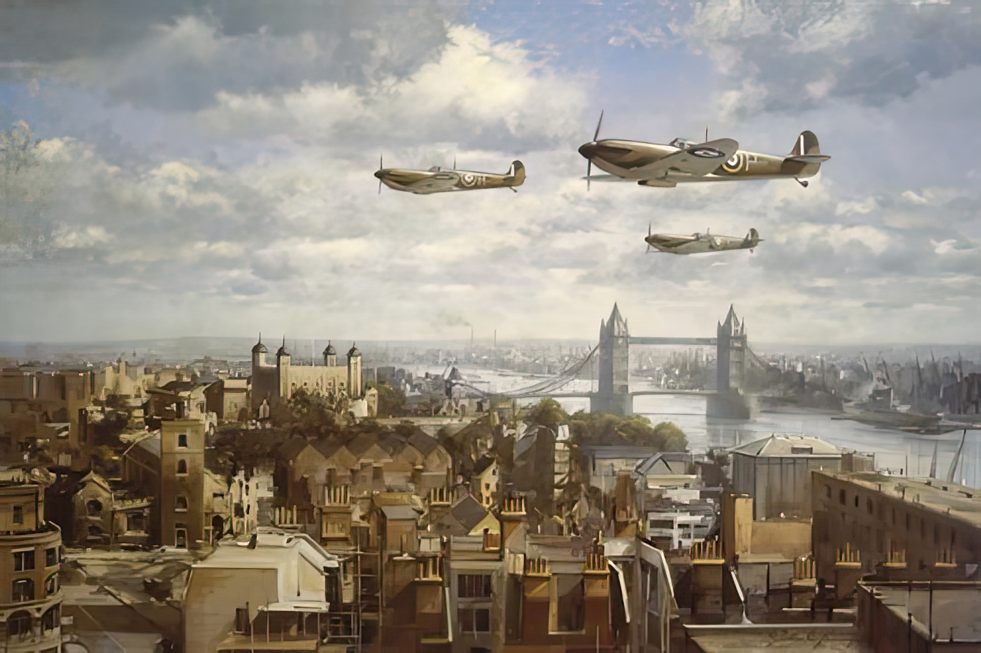 Spitfires Over London