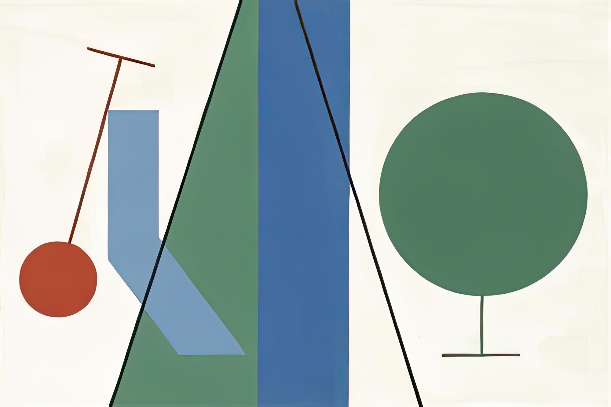Bandes, Cercles et Lignes, 1932
