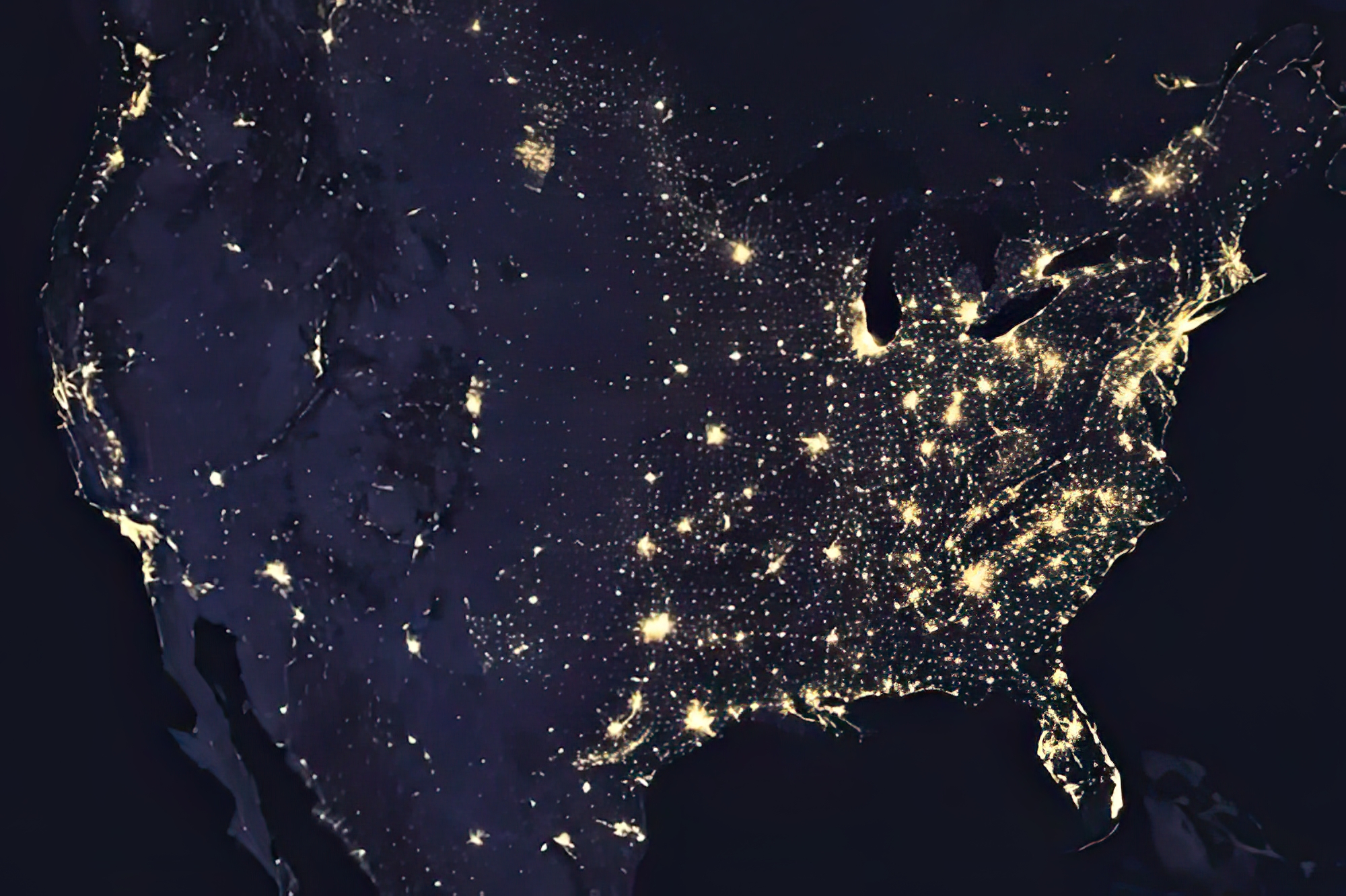 City Lights of the United States