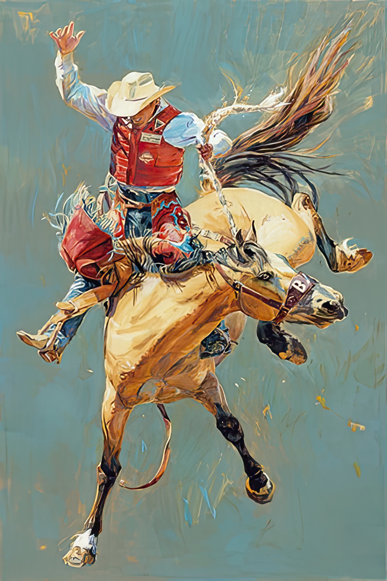 Buckskin and Red