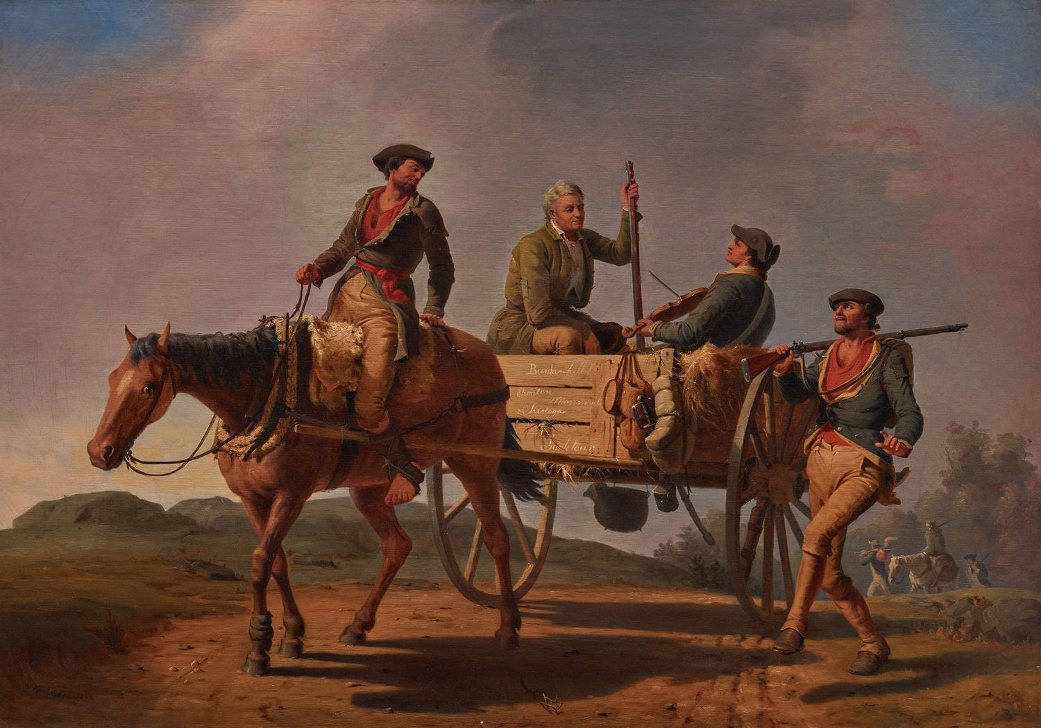 Veterans of 1776 Returning from the War, 1848